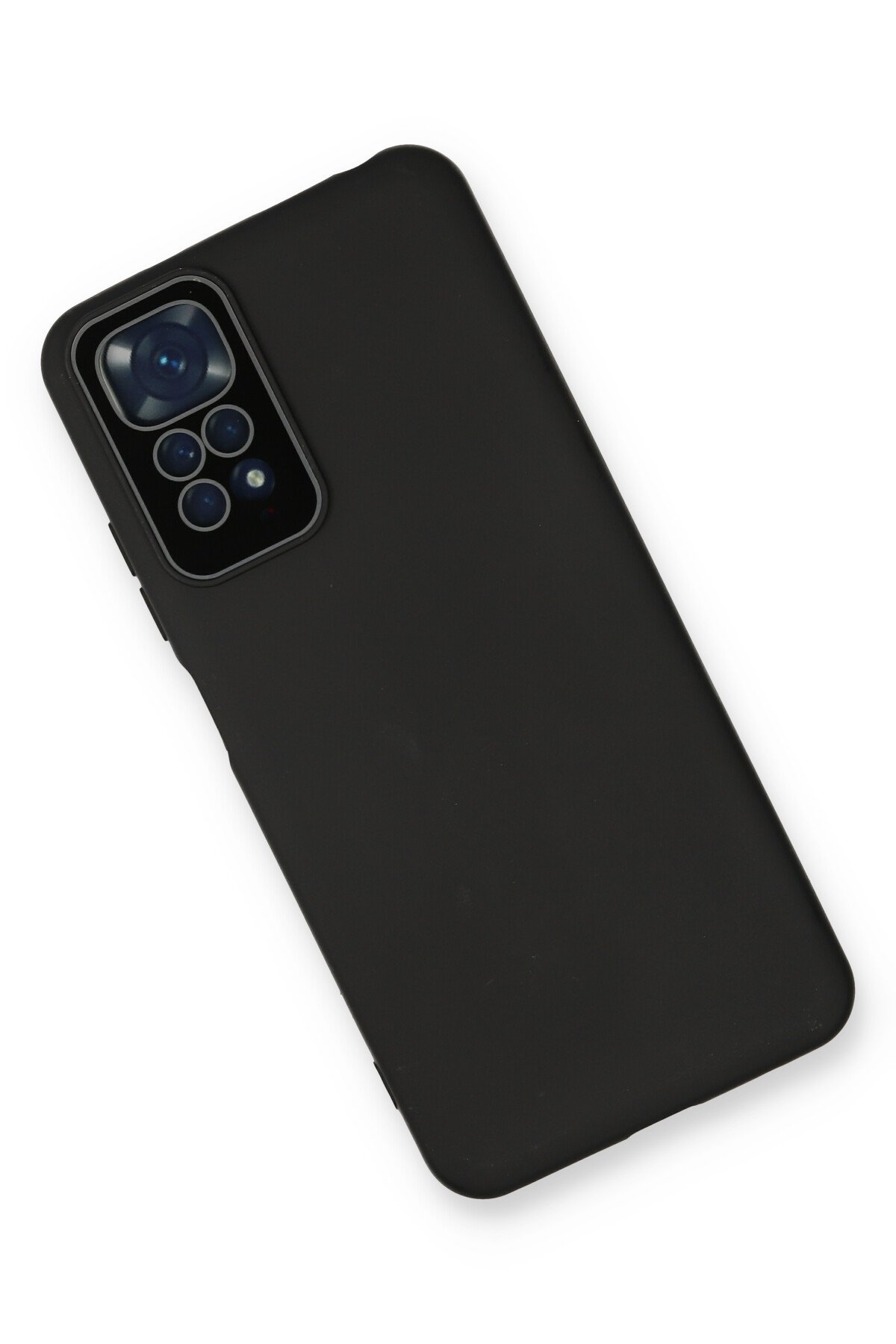 Newface Xiaomi Redmi Note 11 Kılıf Sofya Yüzüklü Silikon Kapak - Gold