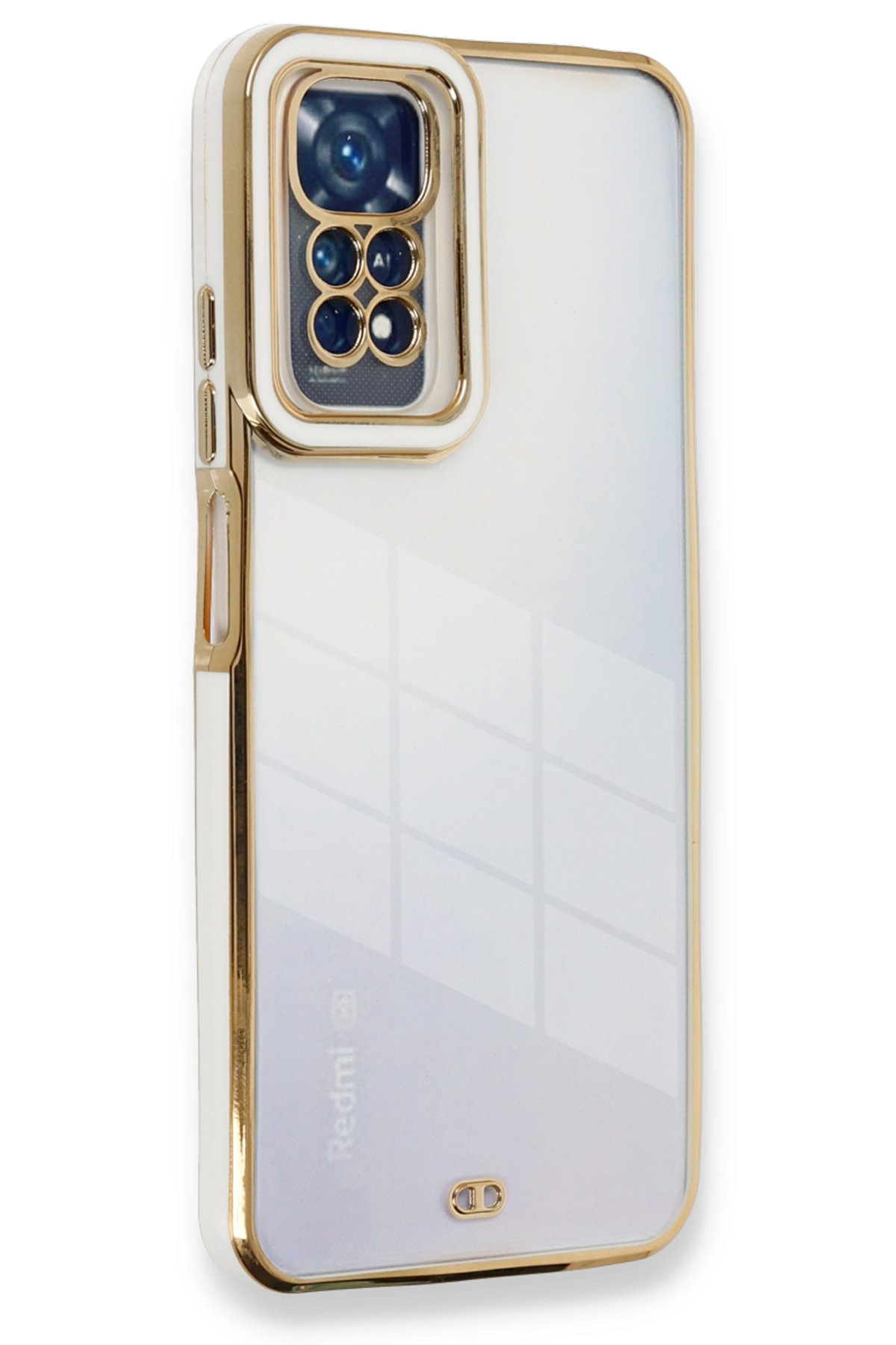 Newface Xiaomi Redmi Note 11 Kılıf Sweet Desenli Silikon Kapak - Şeffaf
