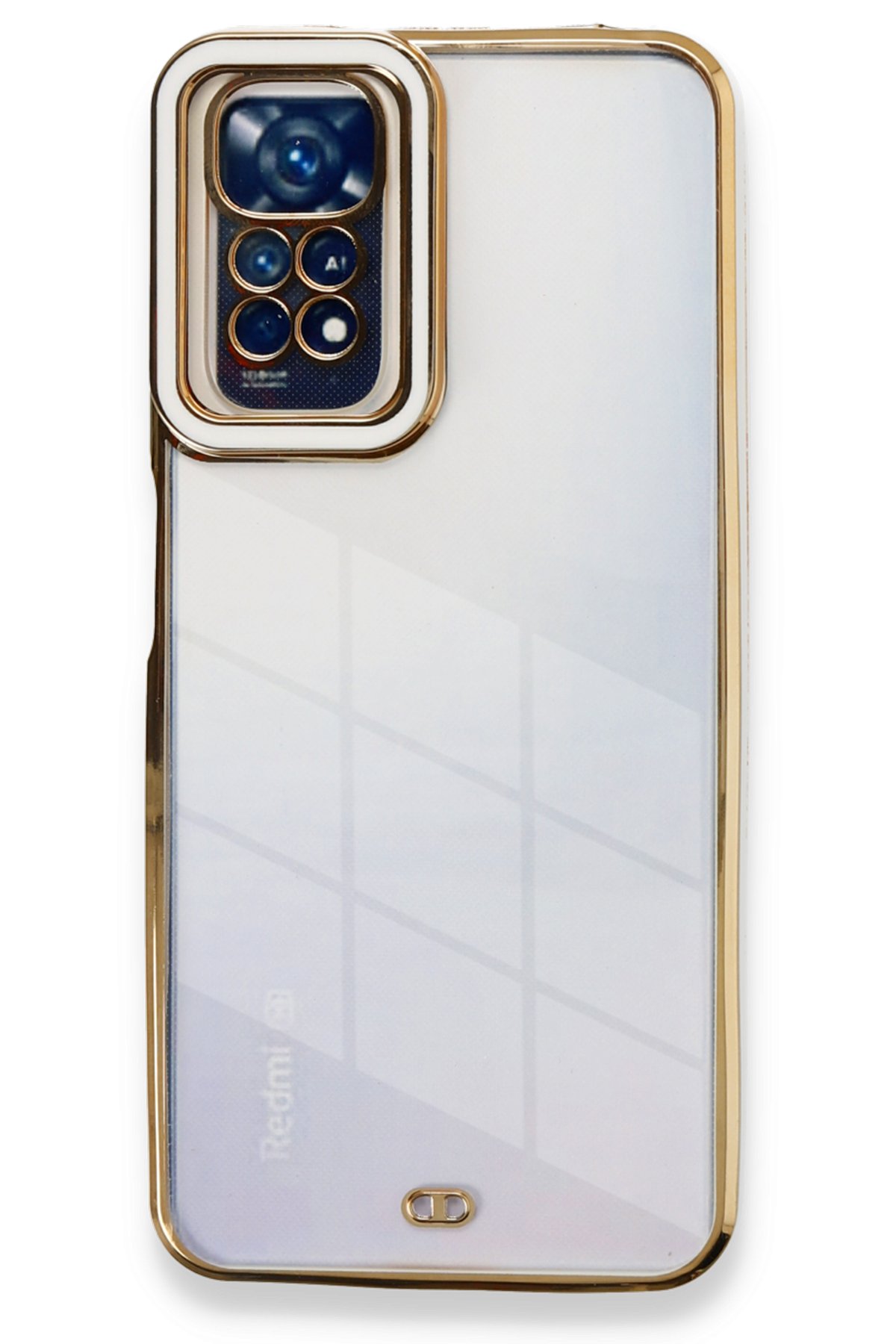 Newface Xiaomi Redmi Note 11 Kılıf Sweet Desenli Silikon Kapak - Şeffaf