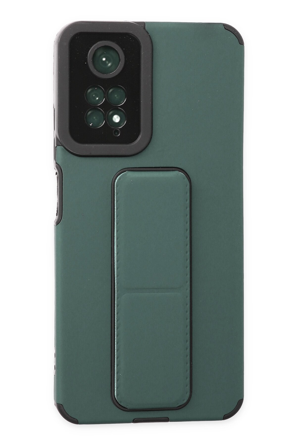 Newface Xiaomi Redmi Note 11 Kılıf Sofya Yüzüklü Silikon Kapak - Gold