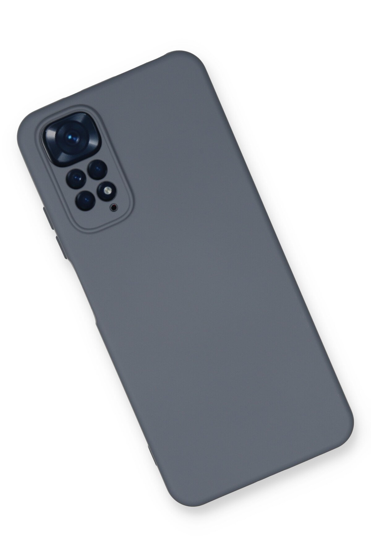 Newface Xiaomi Redmi Note 11 Kılıf Sofya Yüzüklü Silikon Kapak - Kırmızı
