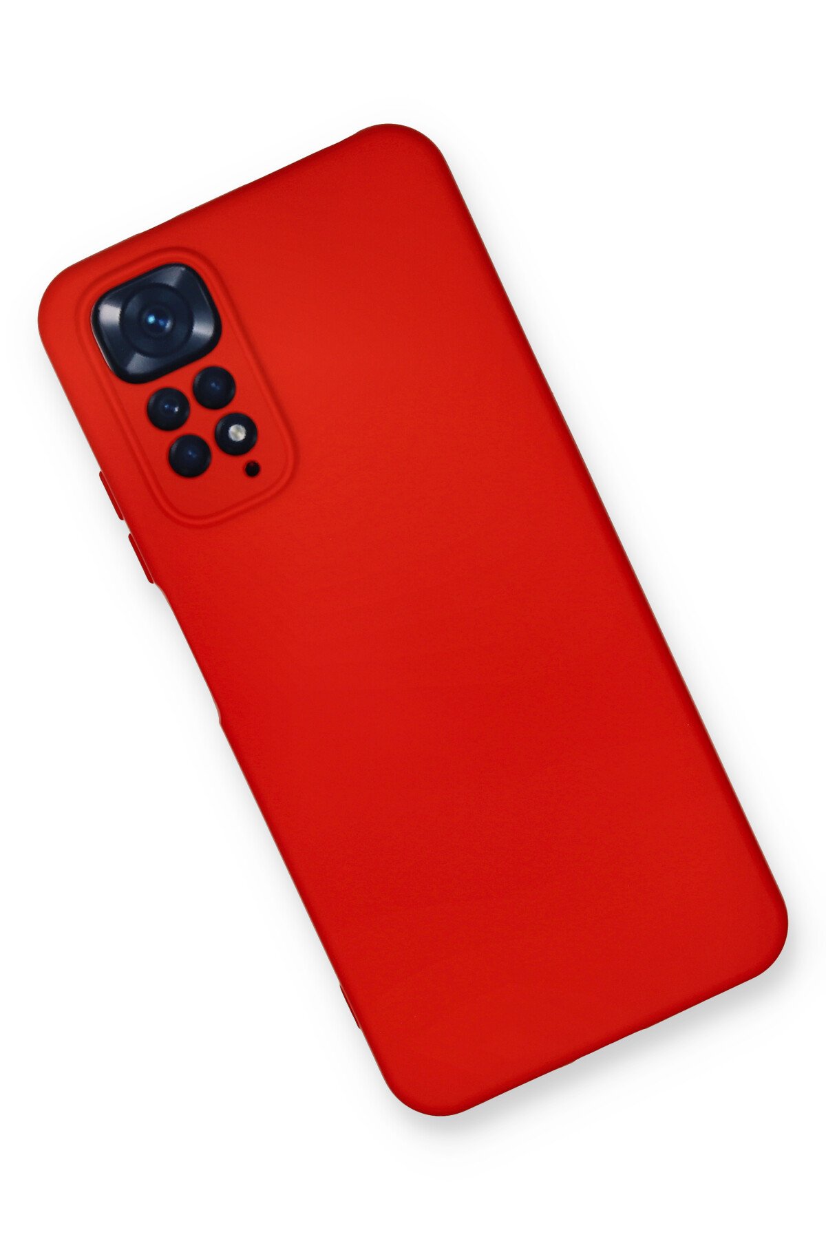 Newface Xiaomi Redmi Note 11 Kılıf Liva Lens Silikon - Beyaz