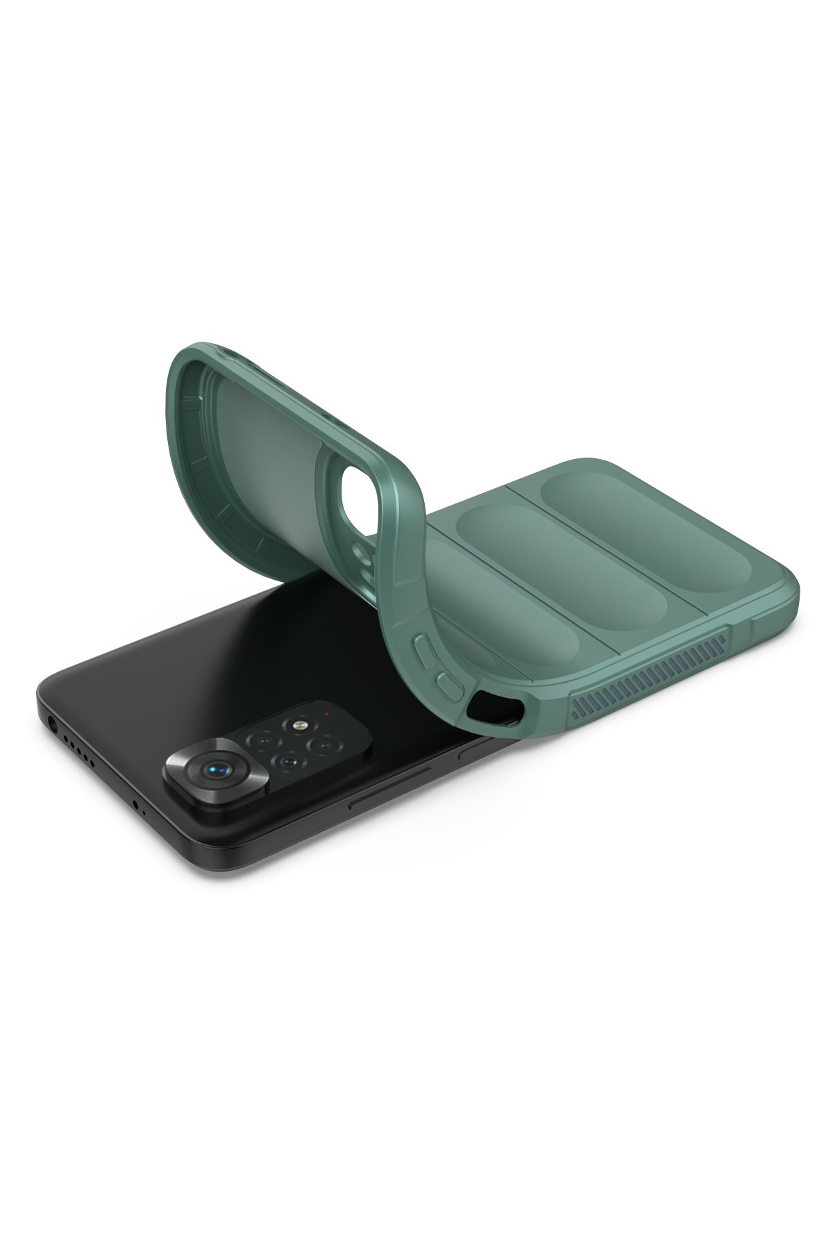 Newface Xiaomi Redmi Note 11 Kılıf Zuma Kartvizitli Yüzüklü Silikon - Lila