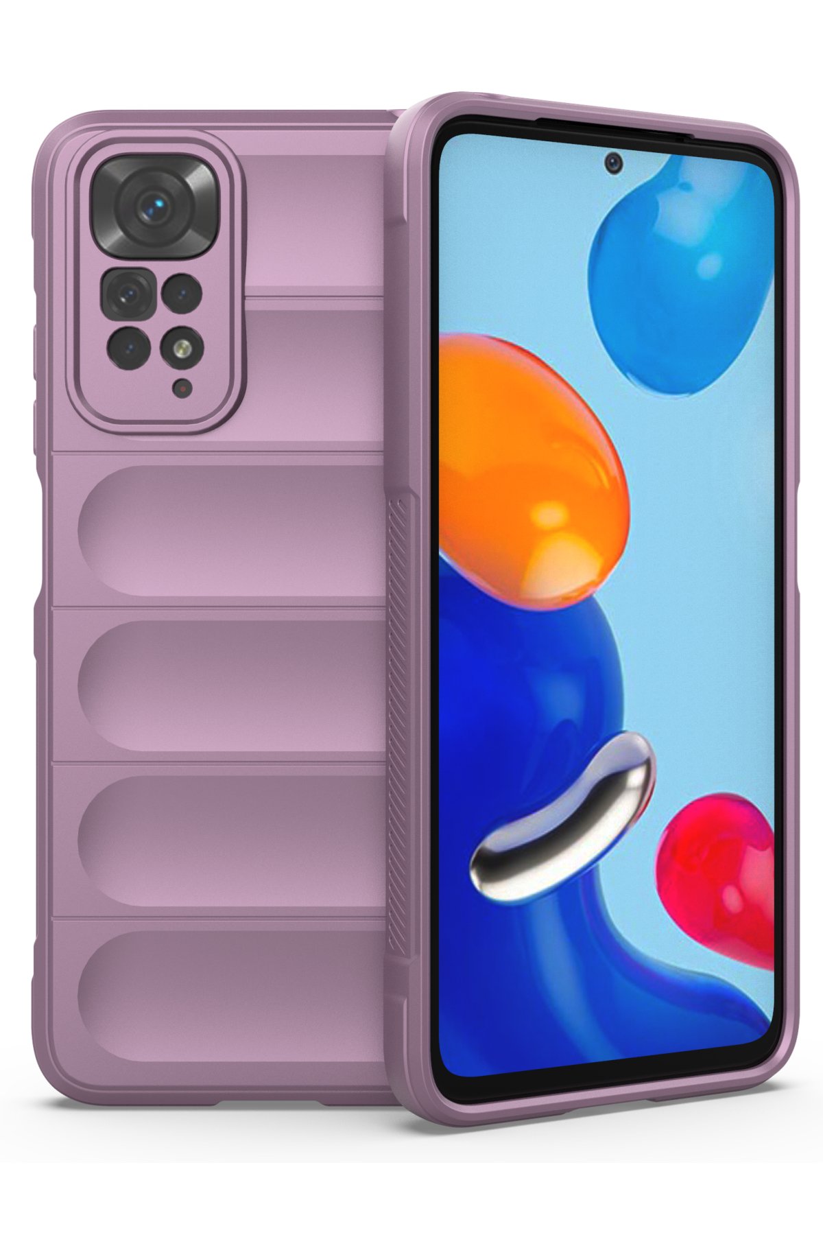 Newface Xiaomi Redmi Note 11 Kılıf Elegant Kapak - Titan Gri