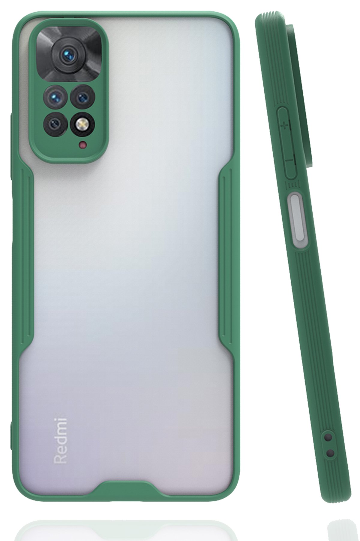 Newface Xiaomi Redmi Note 11 Kılıf Kelvin Kartvizitli Silikon - Derin Mor