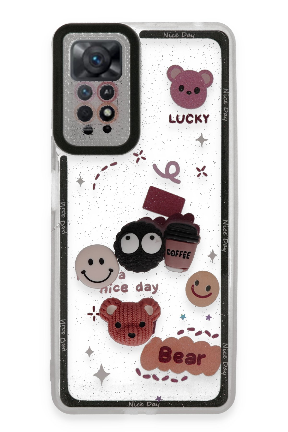 Newface Xiaomi Redmi Note 11 Kılıf Zuma Kartvizitli Yüzüklü Silikon - Kırmızı