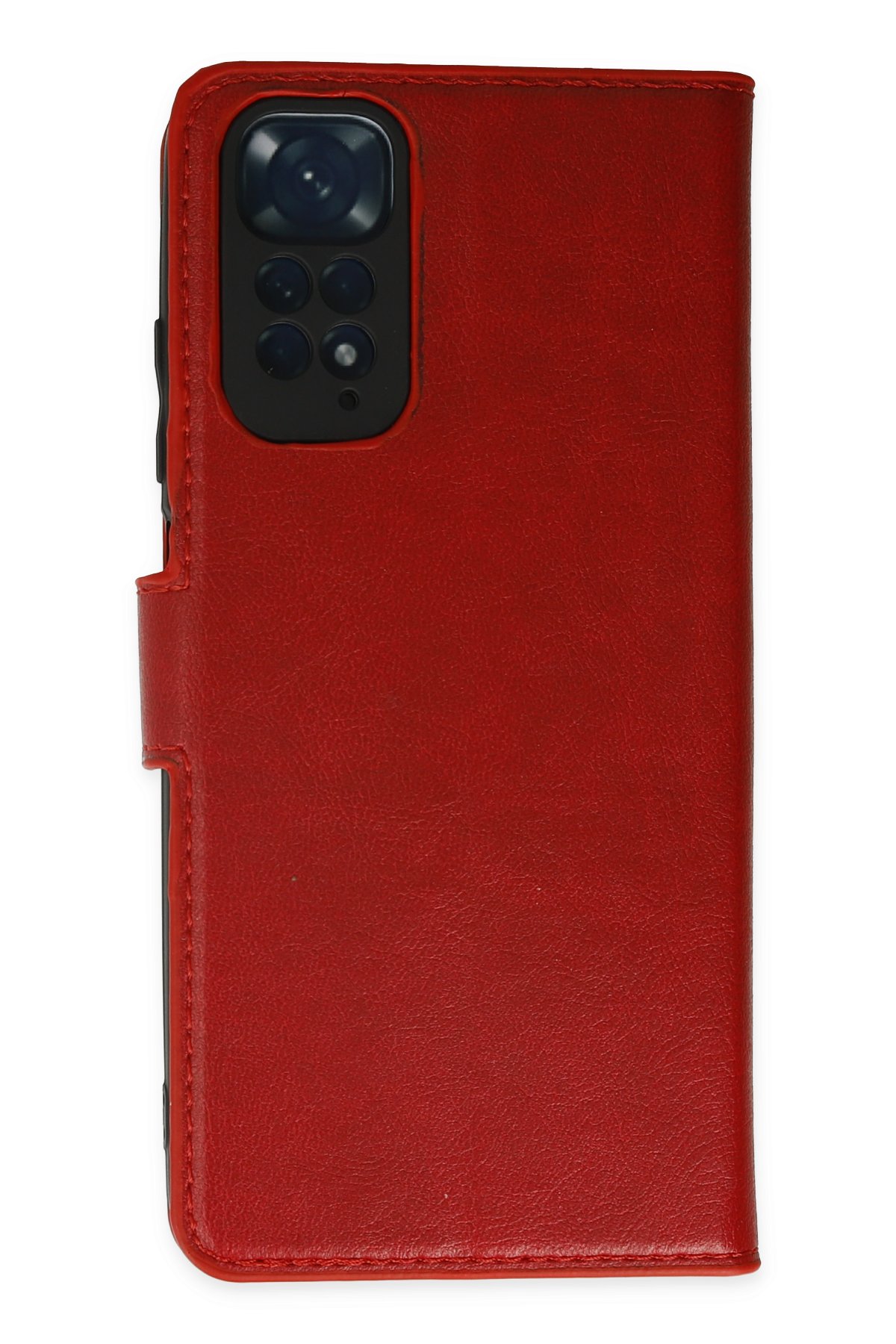 Newface Xiaomi Redmi Note 11 Kılıf Ebruli Lansman Silikon - Beyaz-Turuncu