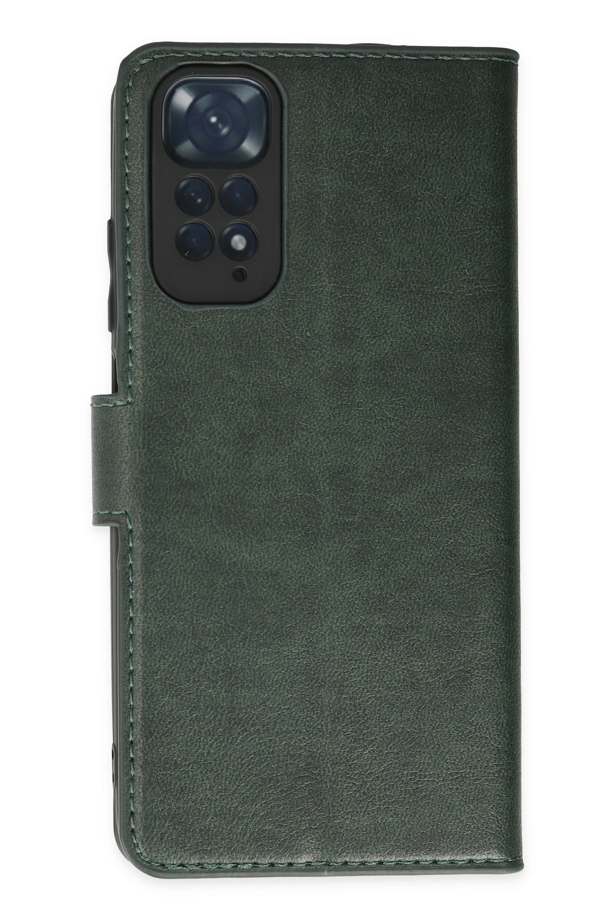 Newface Xiaomi Redmi Note 11 Kılıf Kelvin Kartvizitli Silikon - Koyu Yeşil