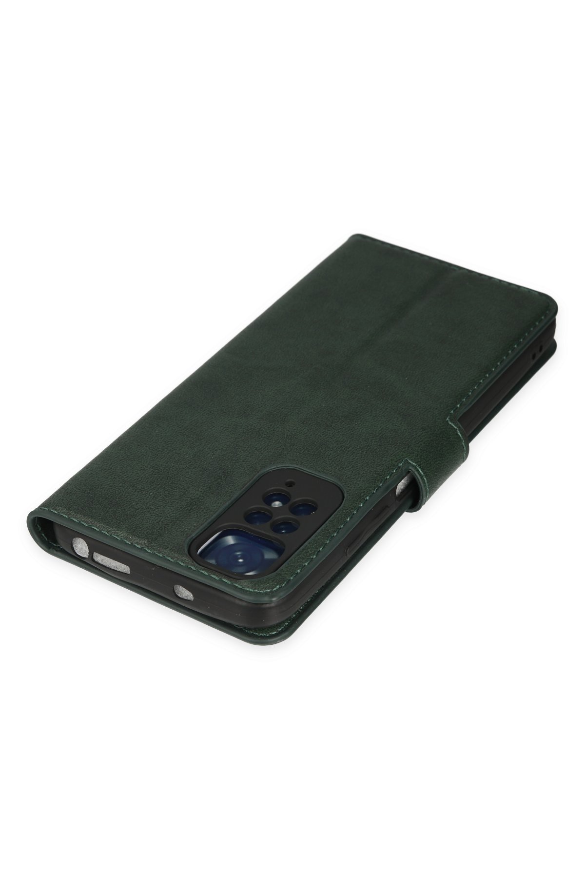 Newface Xiaomi Redmi Note 11 Kılıf Kelvin Kartvizitli Silikon - Koyu Yeşil