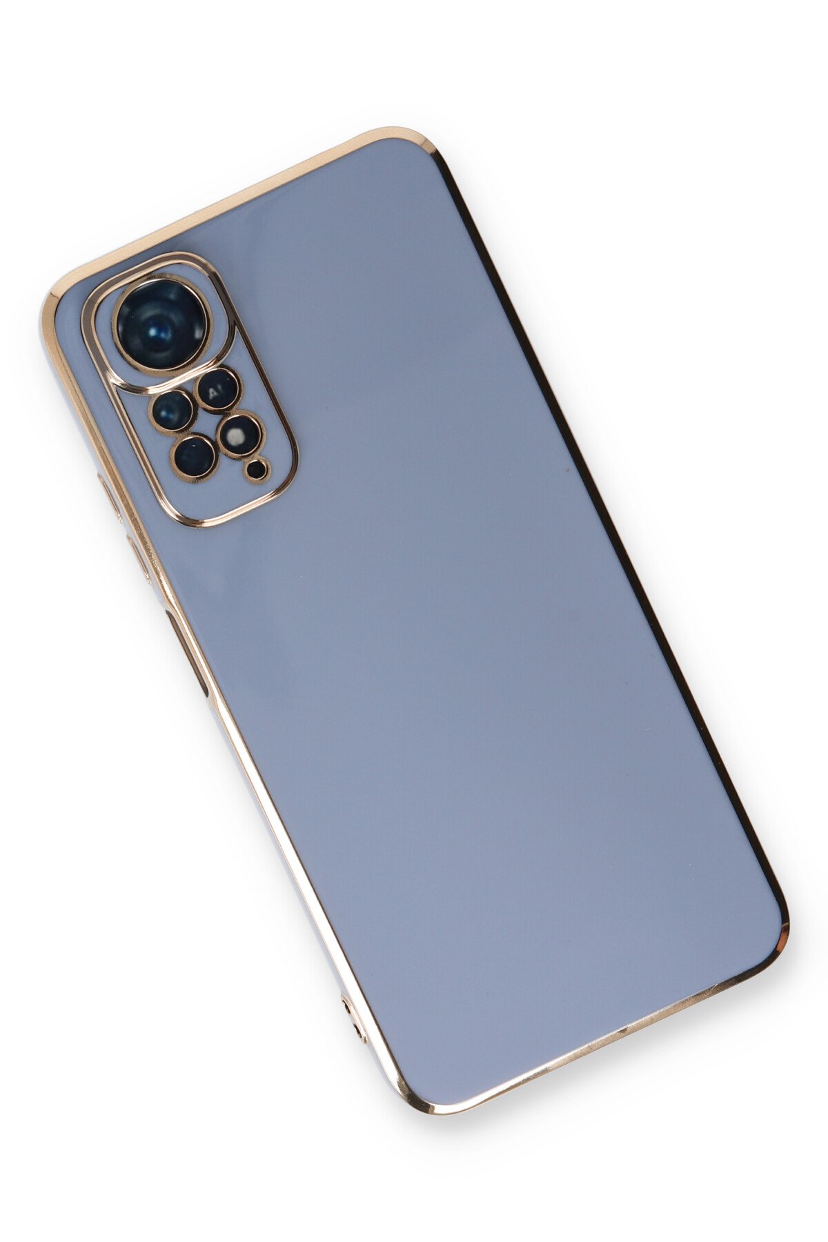 Newface Xiaomi Redmi Note 11 Kılıf Razer Lensli Silikon - Siyah