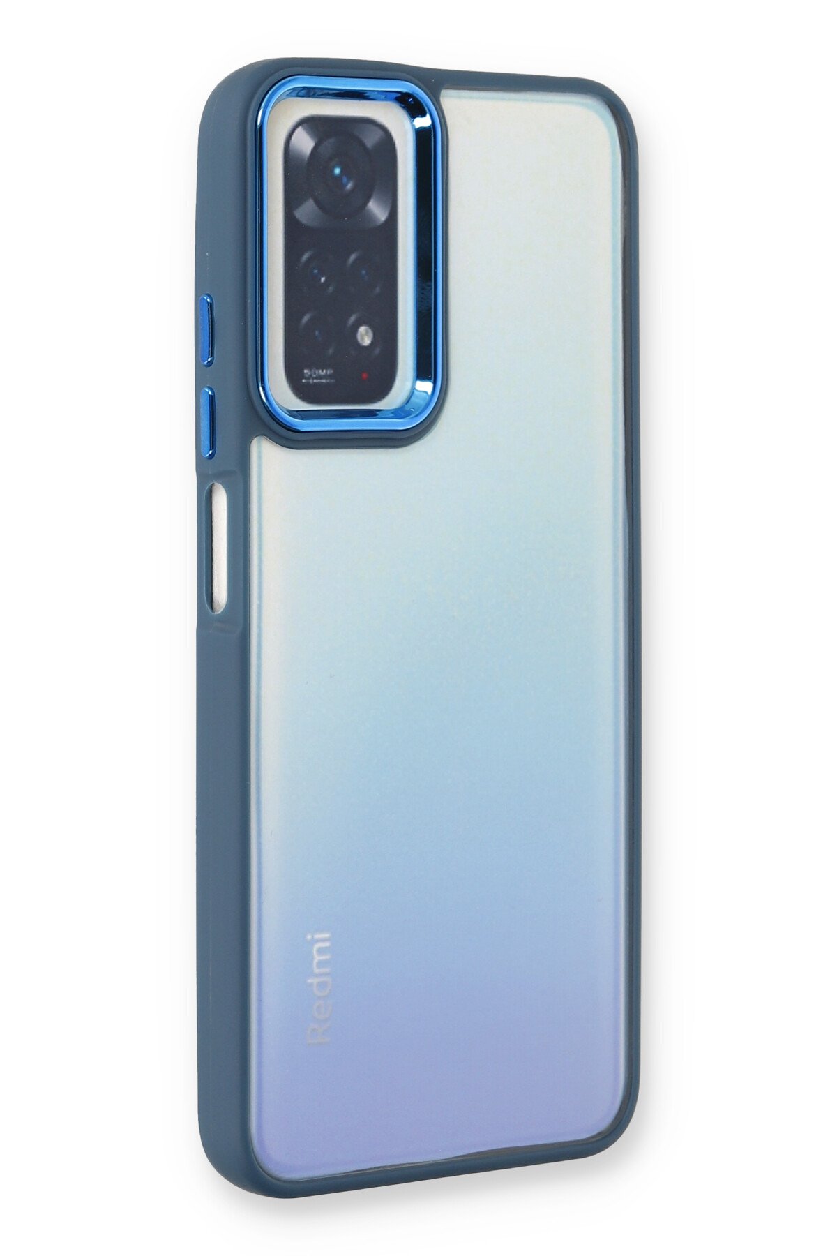 Newface Xiaomi Redmi Note 11 Pro Kılıf Platin Silikon - Lacivert