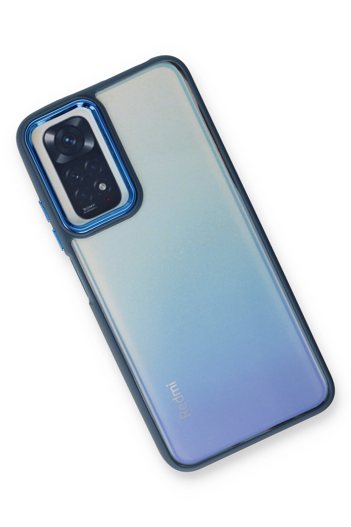 Newface Xiaomi Redmi Note 11 Pro Kılıf Platin Silikon - Lacivert