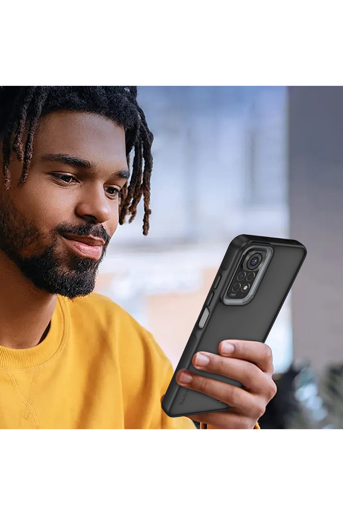 Newface Xiaomi Redmi Note 11 Pro Kılıf Montreal Silikon Kapak - Siyah