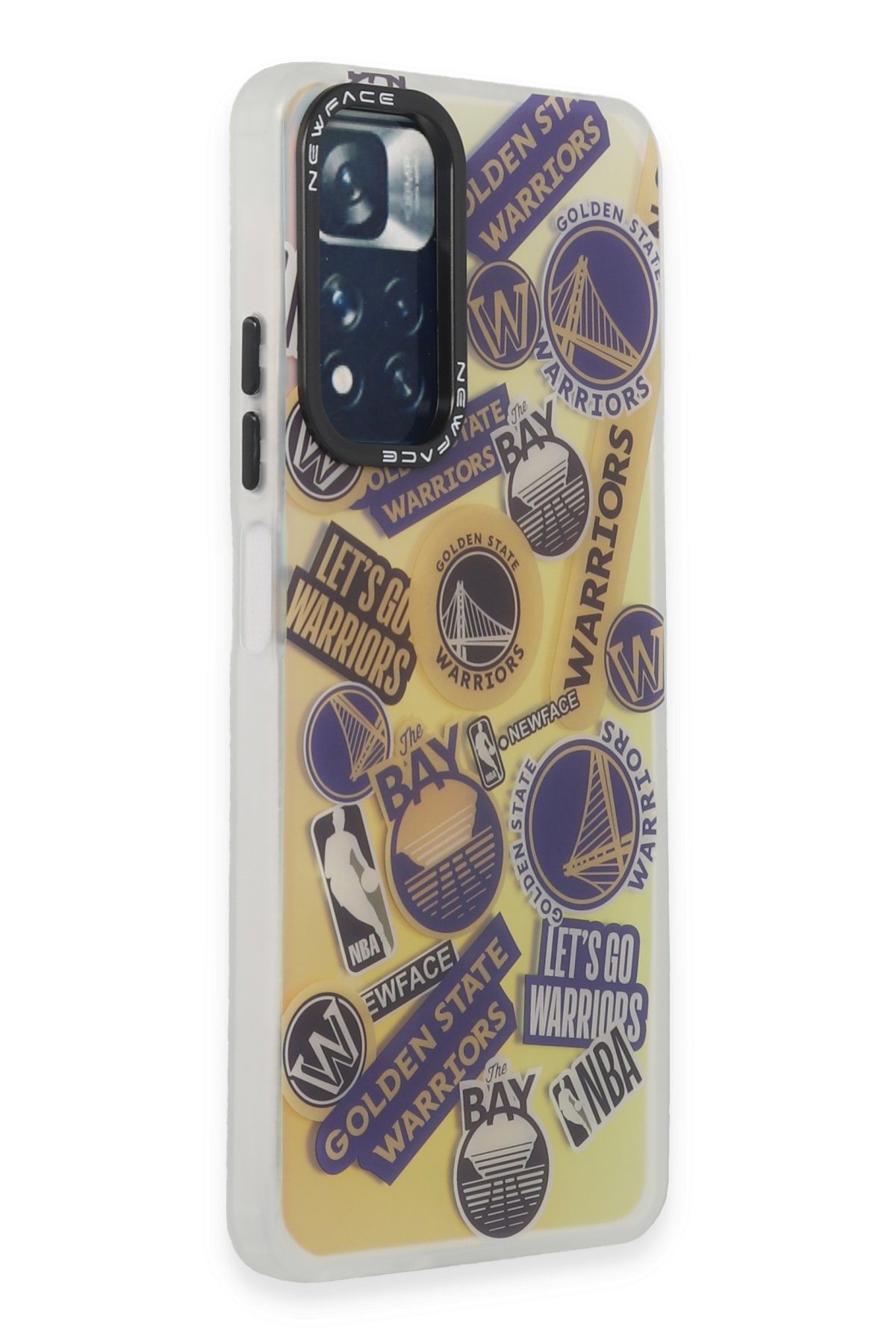 Newface Xiaomi Redmi Note 11 Pro Kılıf Sweet Desenli Silikon Kapak - Sarı