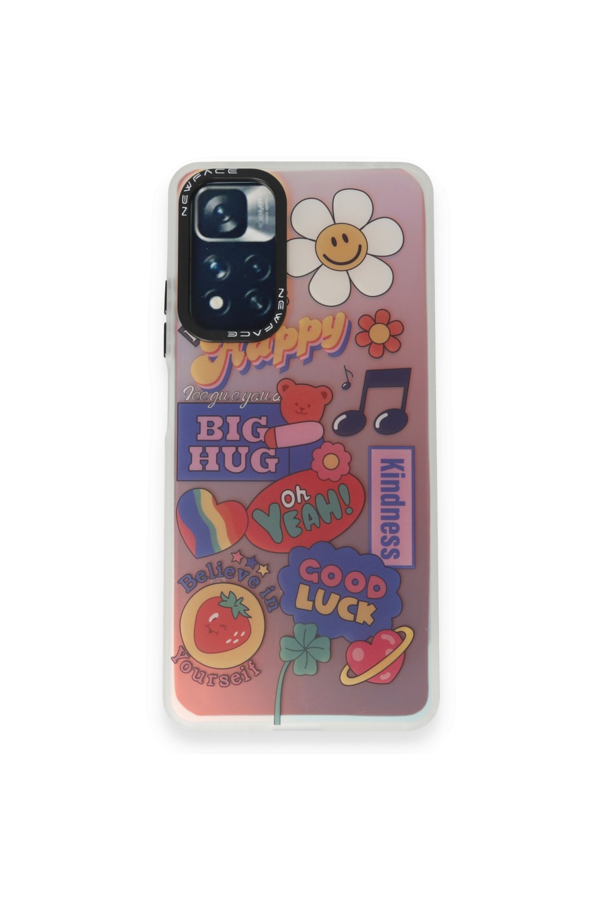 Newface Xiaomi Redmi Note 11 Pro Kılıf Volet Silikon - Pembe