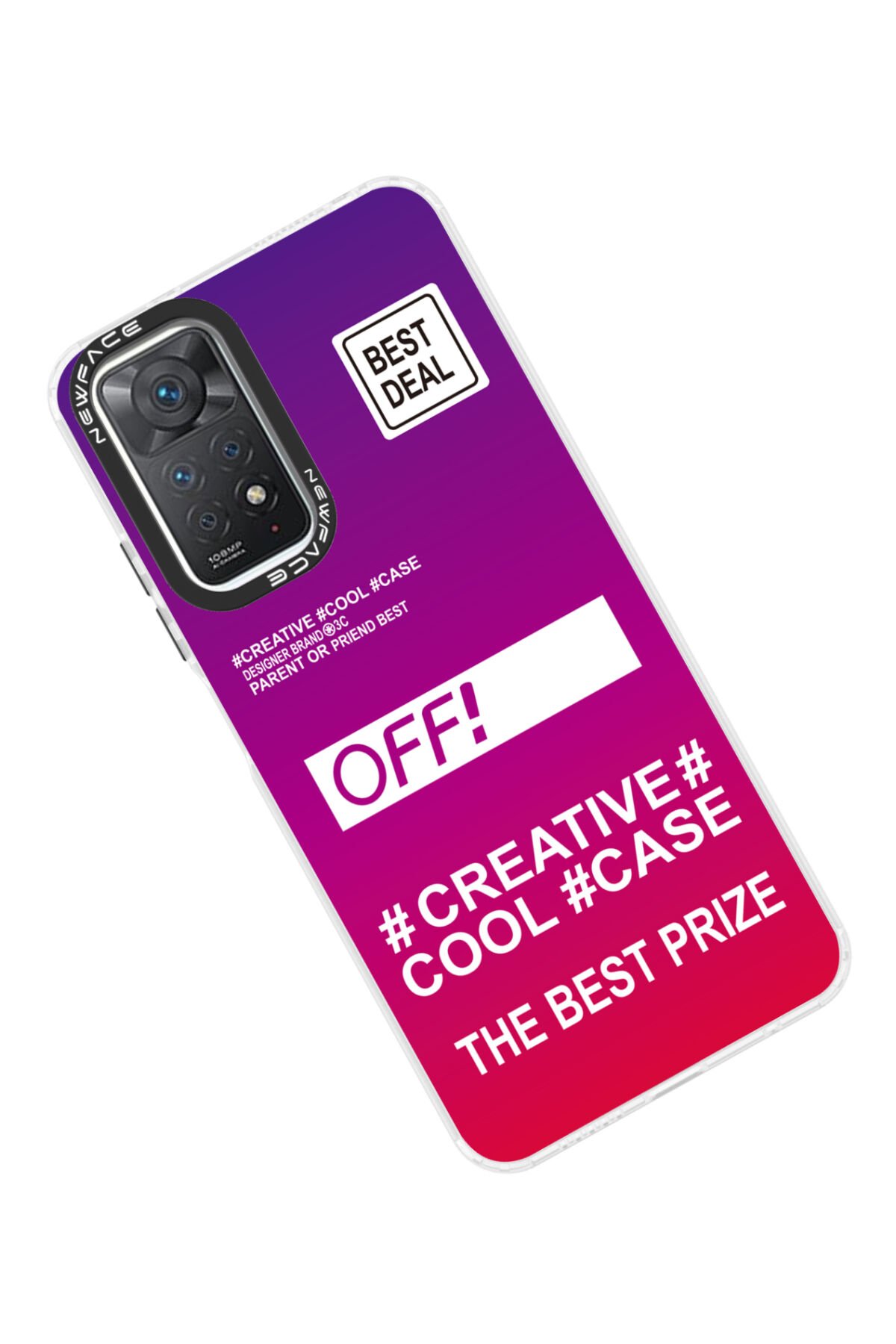 Newface Xiaomi Redmi Note 11 Pro Kılıf Zuma Kartvizitli Yüzüklü Silikon - Siyah