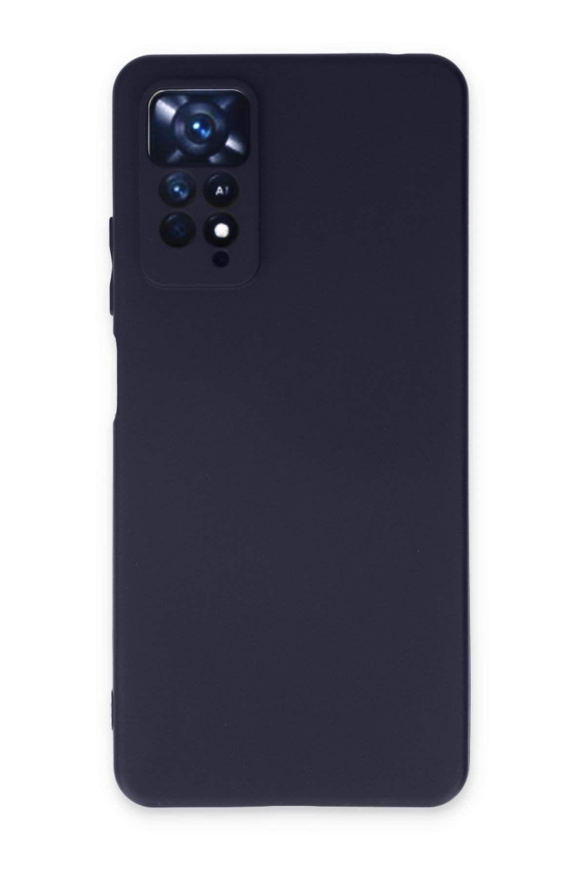 Newface Xiaomi Redmi Note 11 Pro Kılıf Sofya Yüzüklü Silikon Kapak - Kırmızı