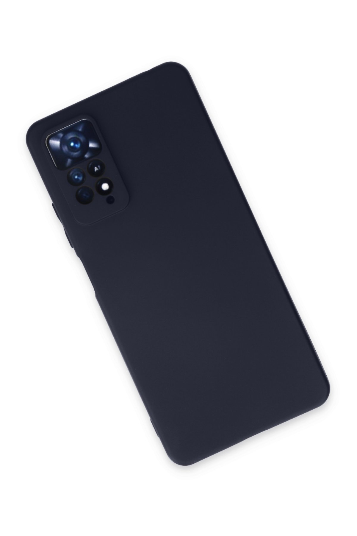 Newface Xiaomi Redmi Note 11 Pro Kılıf Sofya Yüzüklü Silikon Kapak - Kırmızı