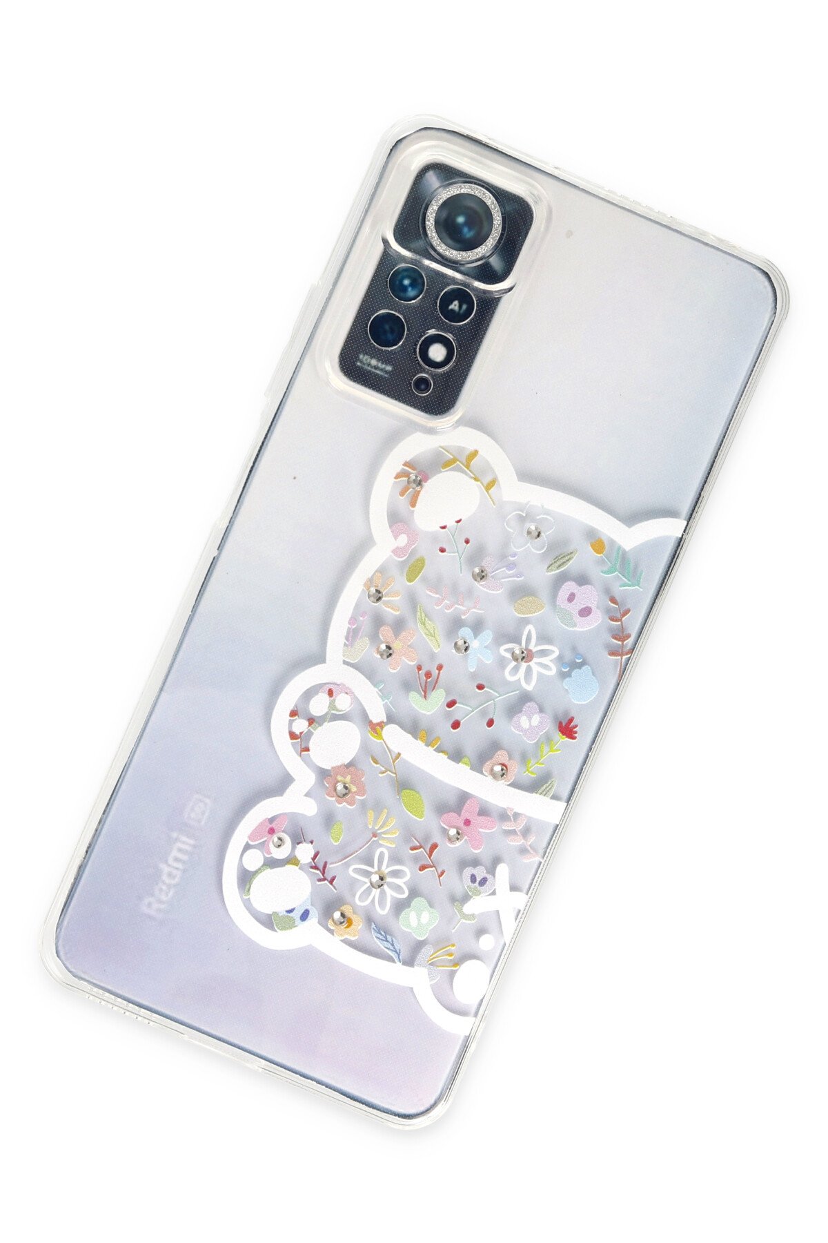 Newface Xiaomi Redmi Note 11 Pro Kılıf Razer Lensli Silikon - Yeşil