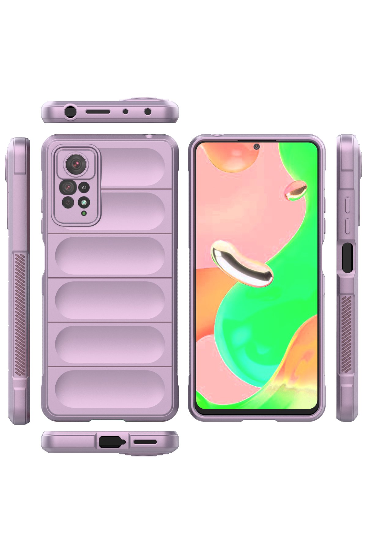 Newface Xiaomi Redmi Note 11 Pro Kılıf Platin Silikon - Lacivert