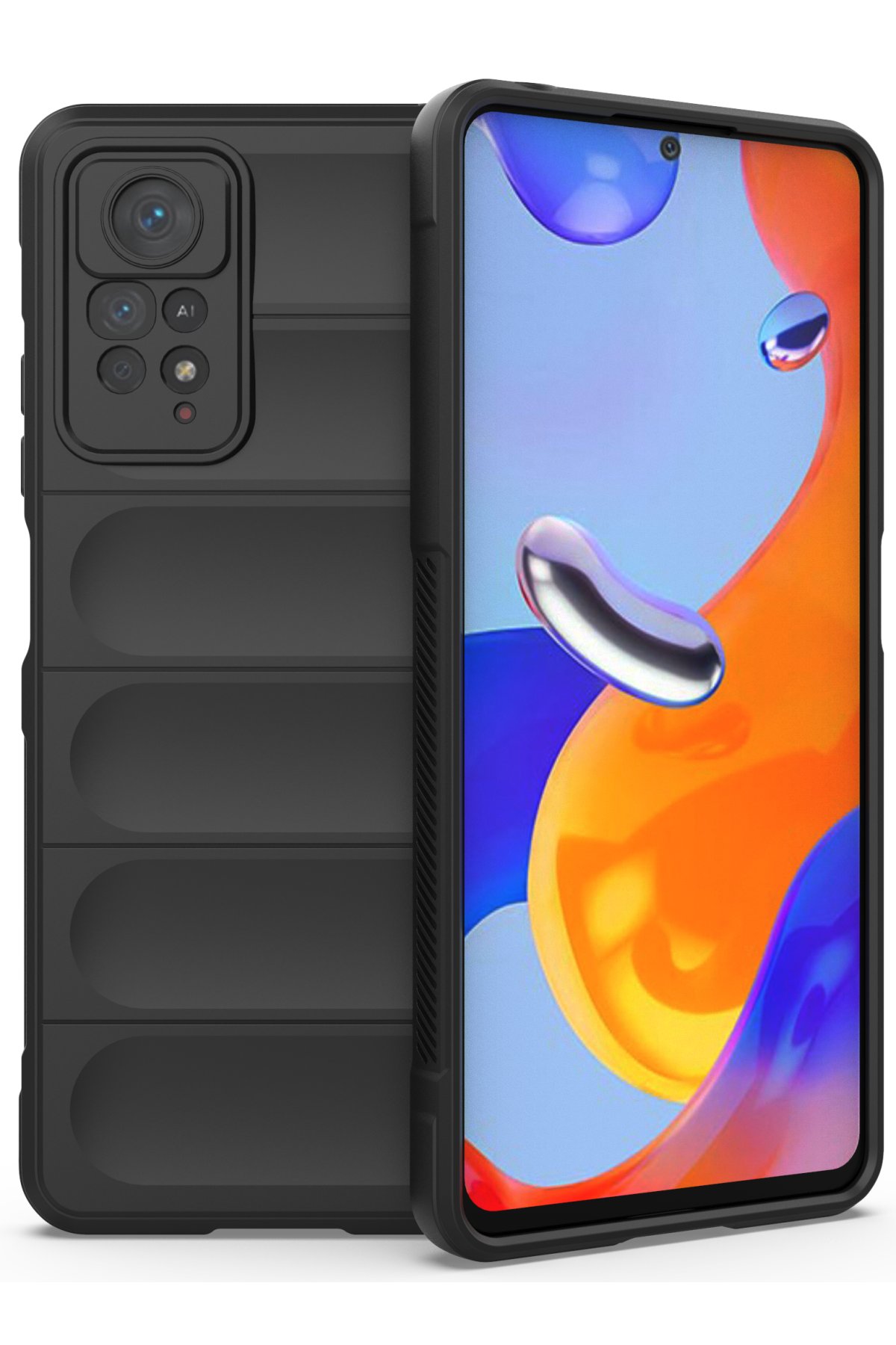 Newface Xiaomi Redmi Note 11 Pro Kılıf Petro Silikon - Lila