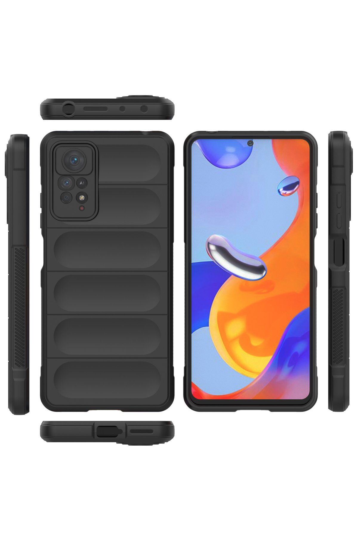 Newface Xiaomi Redmi Note 11 Pro Kılıf Petro Silikon - Lila