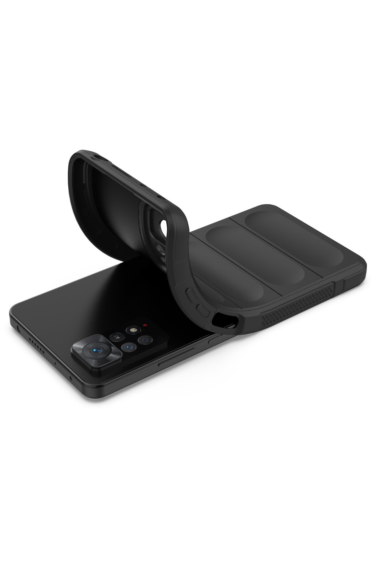 Newface Xiaomi Redmi Note 11 Pro Kılıf Petro Silikon - Lila