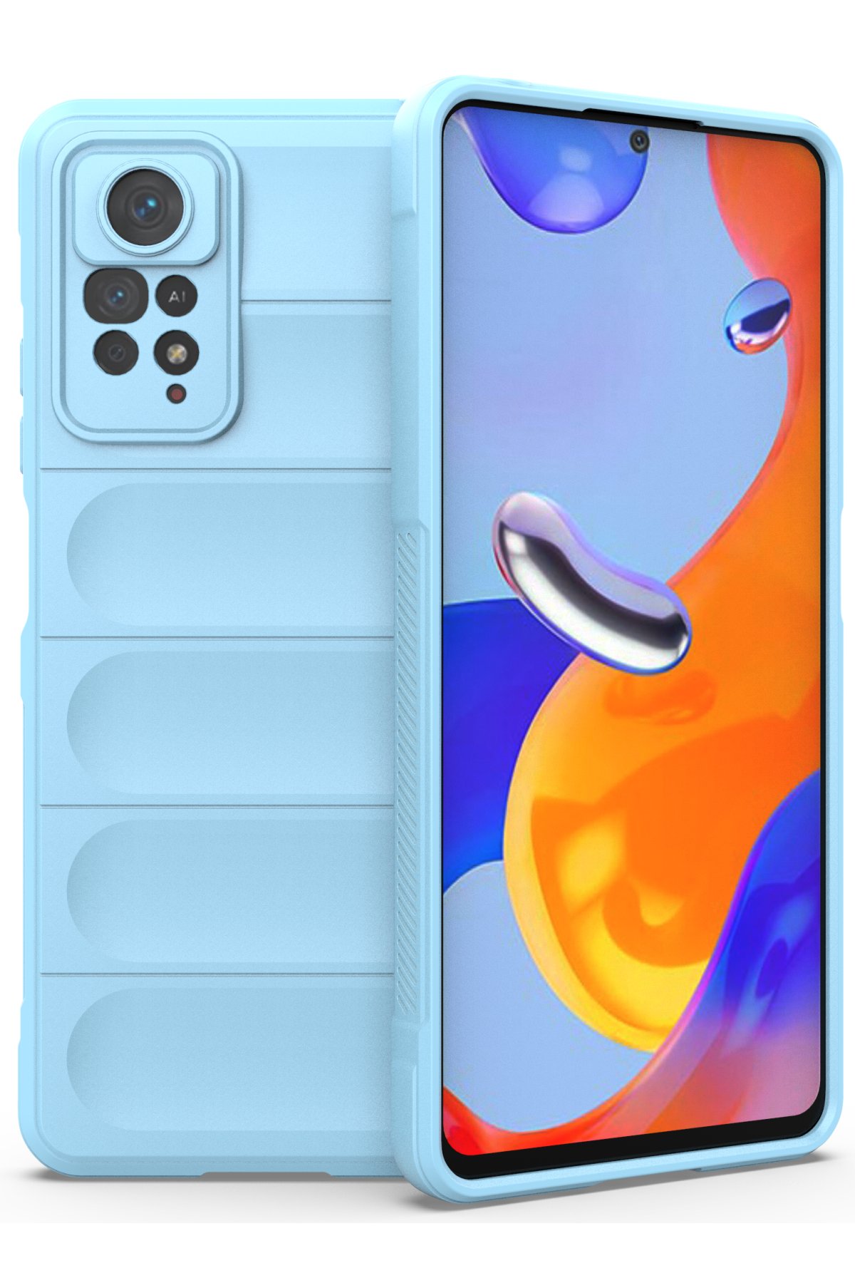 Newface Xiaomi Redmi Note 11 Pro Kılıf Volet Silikon - Pembe