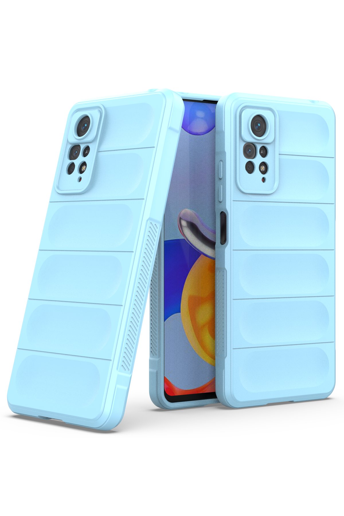 Newface Xiaomi Redmi Note 11 Pro Kılıf Volet Silikon - Pembe