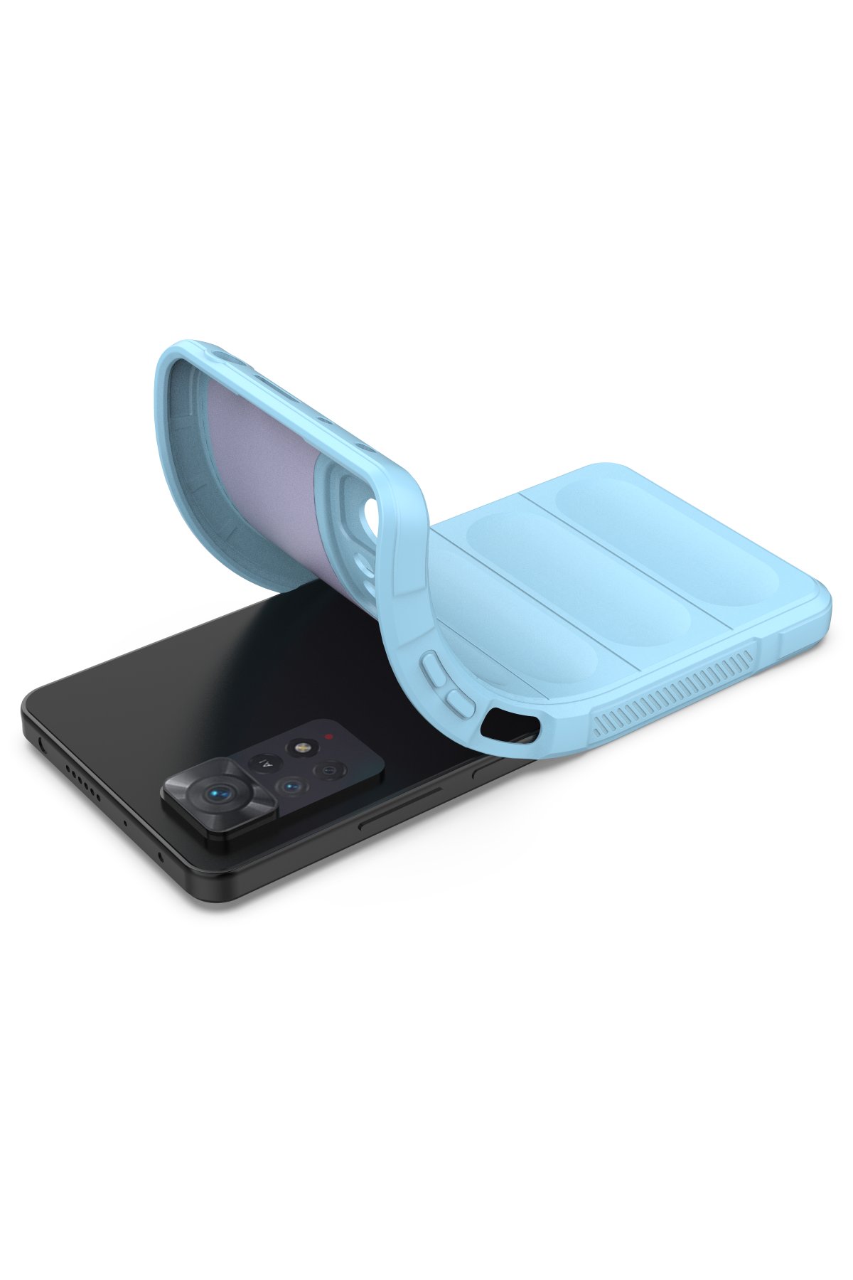 Newface Xiaomi Redmi Note 11 Pro Kılıf Volet Silikon - Pembe