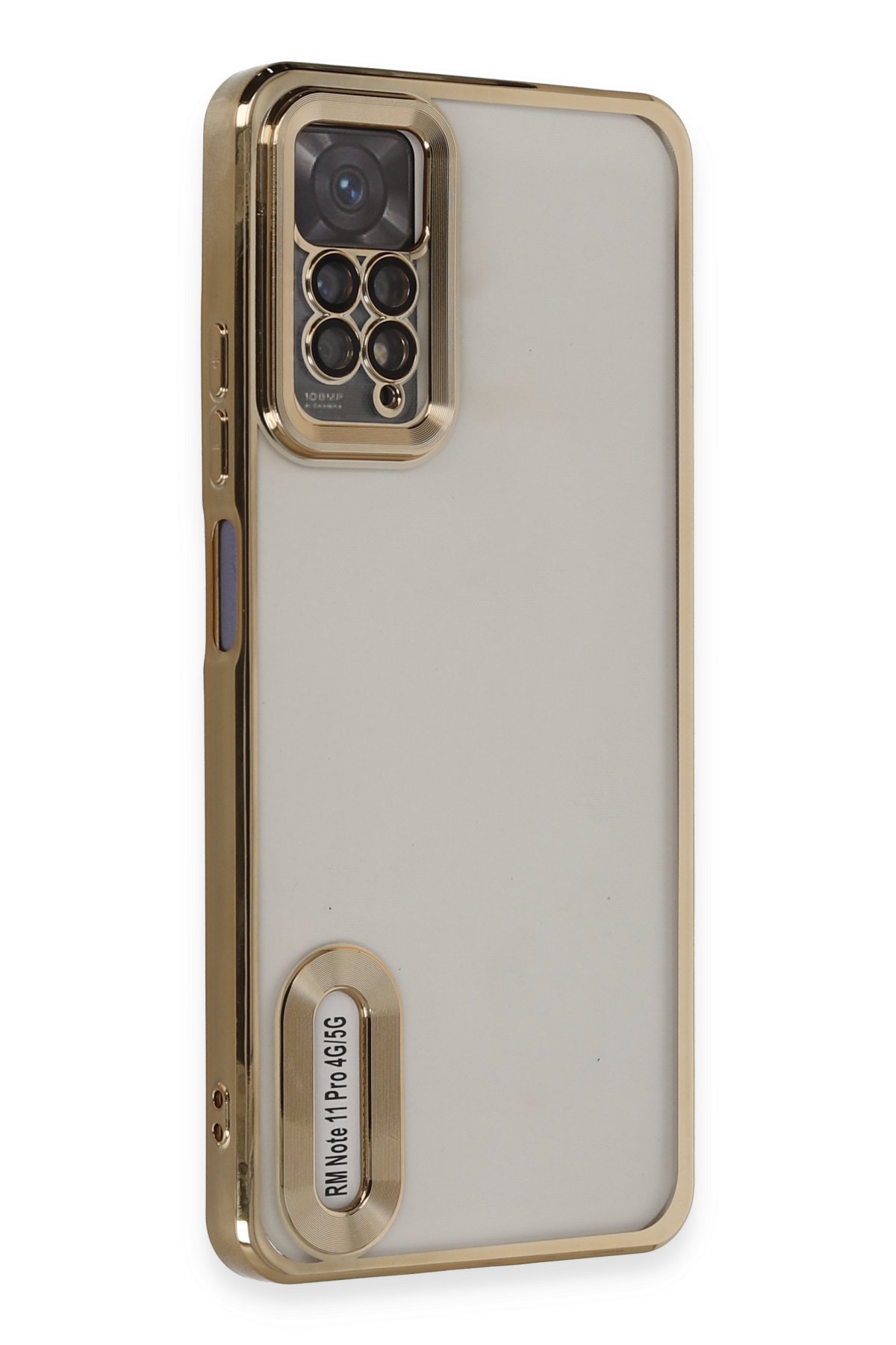 Newface Xiaomi Redmi Note 11 Pro Kılıf Zuma Kartvizitli Yüzüklü Silikon - Pembe