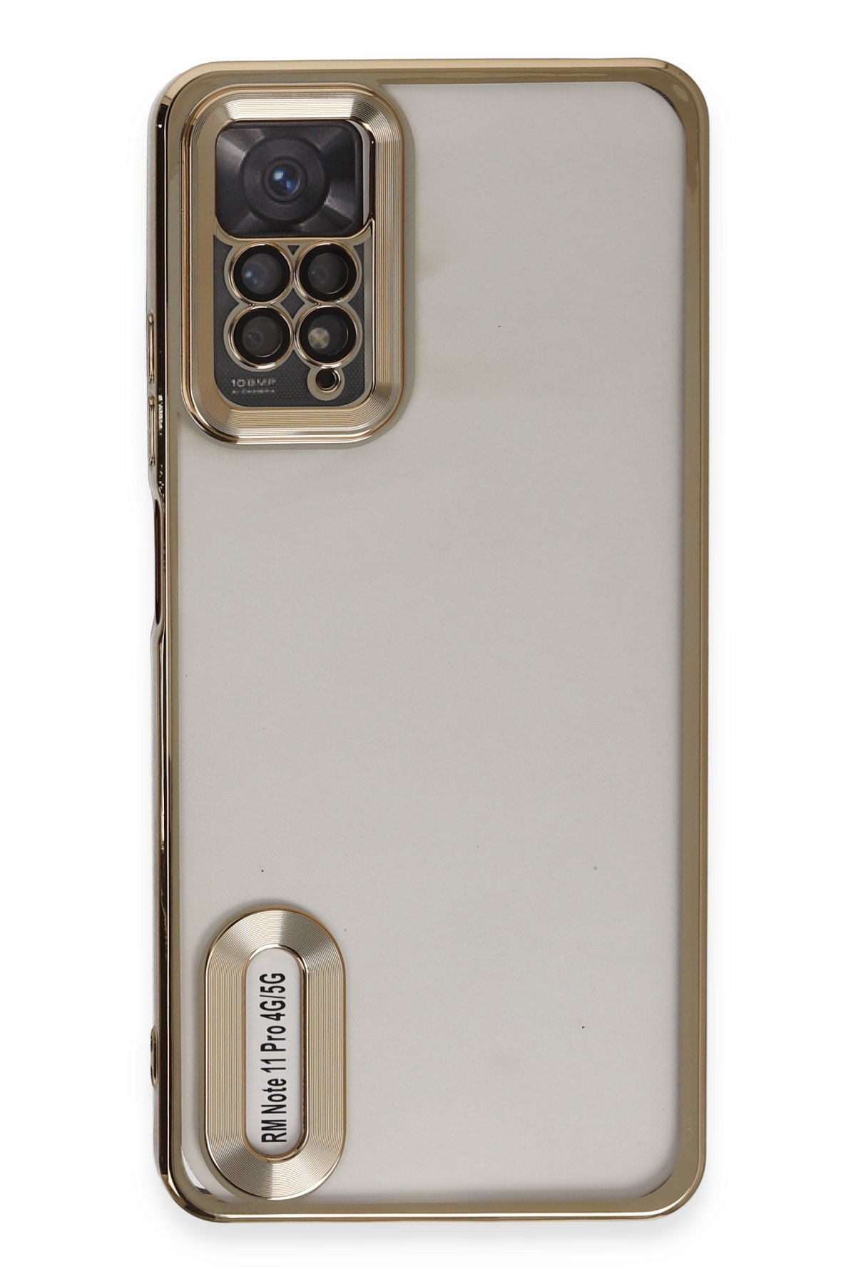 Newface Xiaomi Redmi Note 11 Pro Kılıf Zuma Kartvizitli Yüzüklü Silikon - Pembe