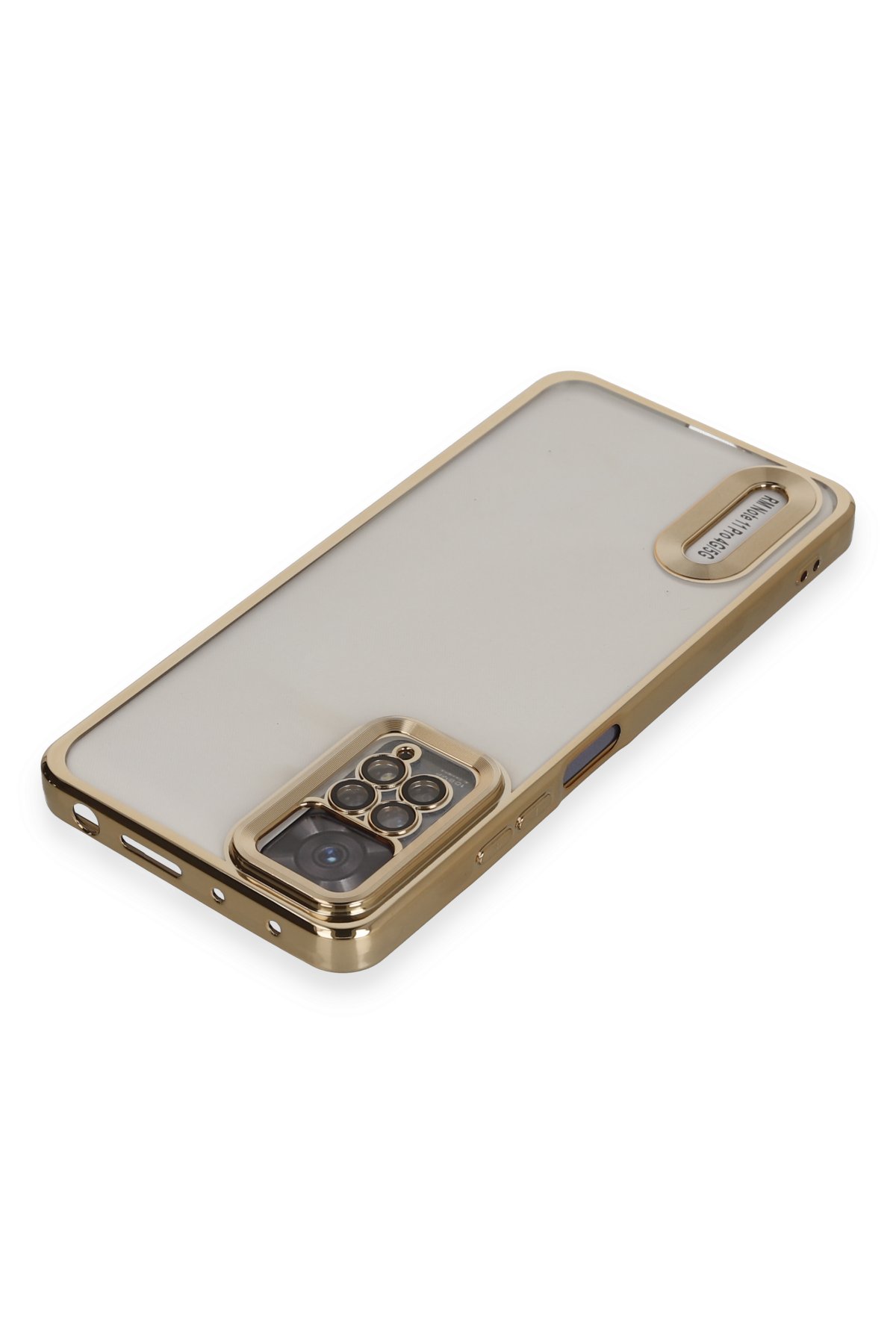 Newface Xiaomi Redmi Note 11 Pro Kılıf Zuma Kartvizitli Yüzüklü Silikon - Pembe