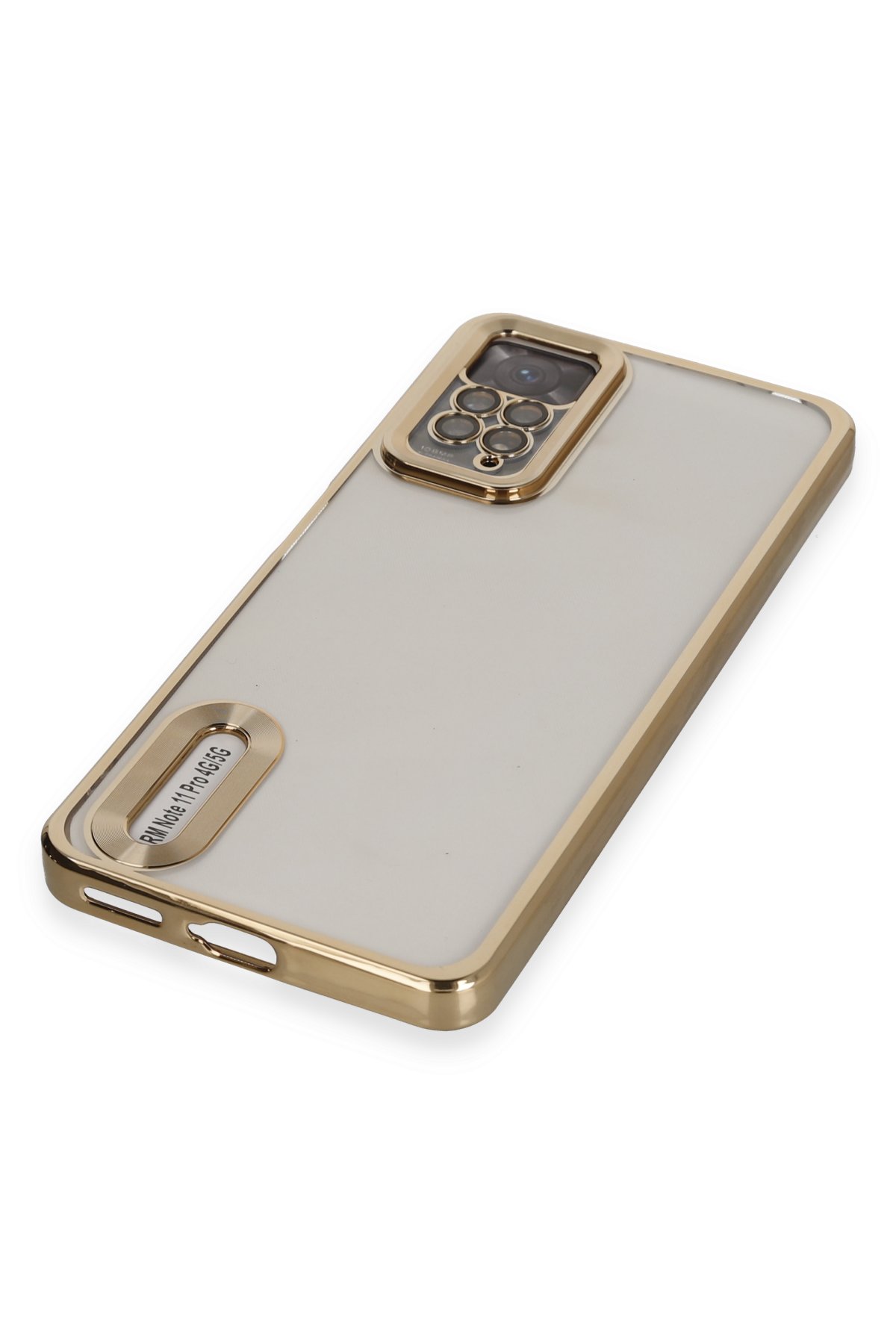 Newface Xiaomi Redmi Note 11 Pro Kılıf Zuma Kartvizitli Yüzüklü Silikon - Pembe