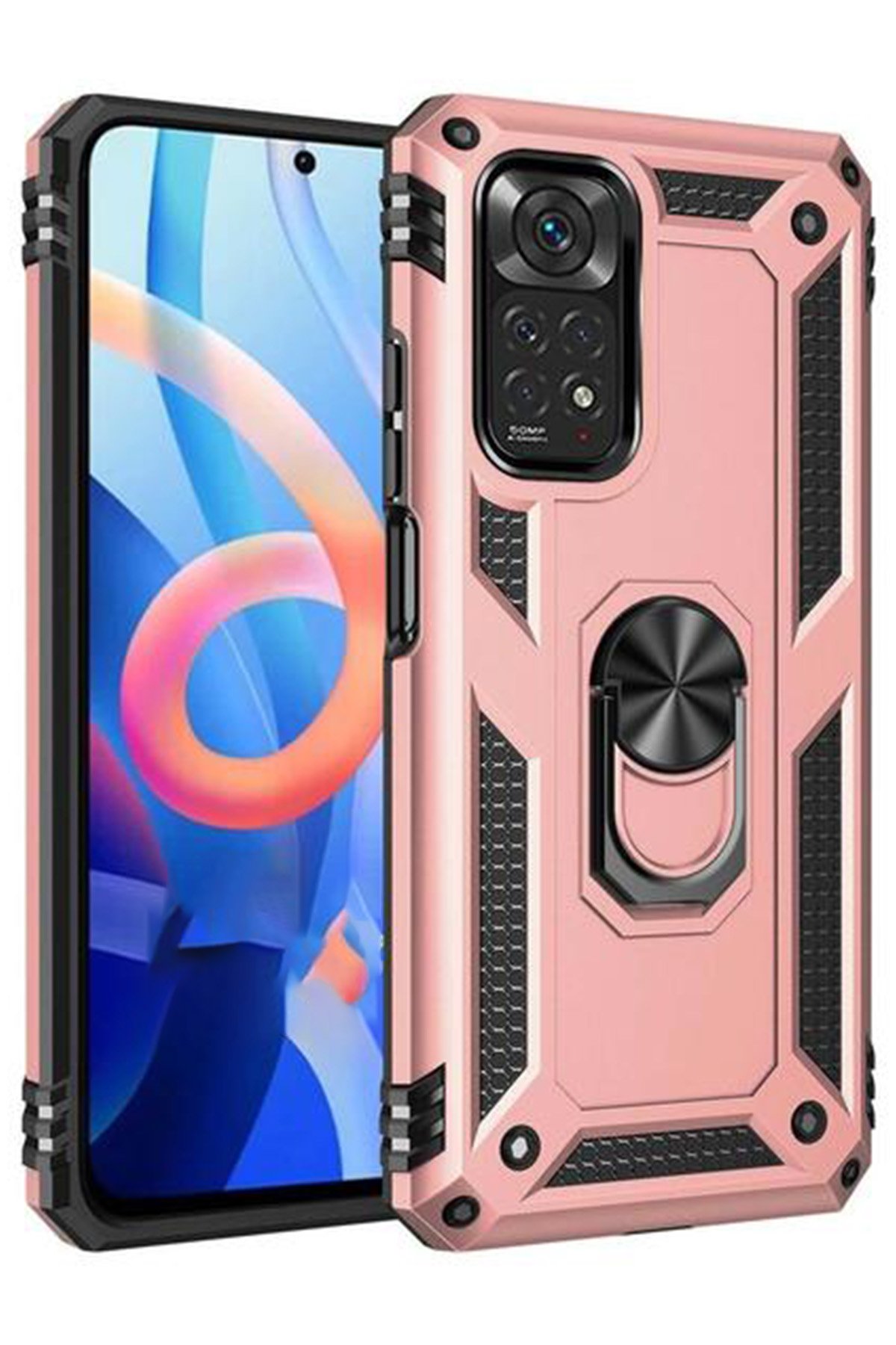 Newface Xiaomi Redmi Note 11 Pro Kılıf Nano içi Kadife Silikon - Mor