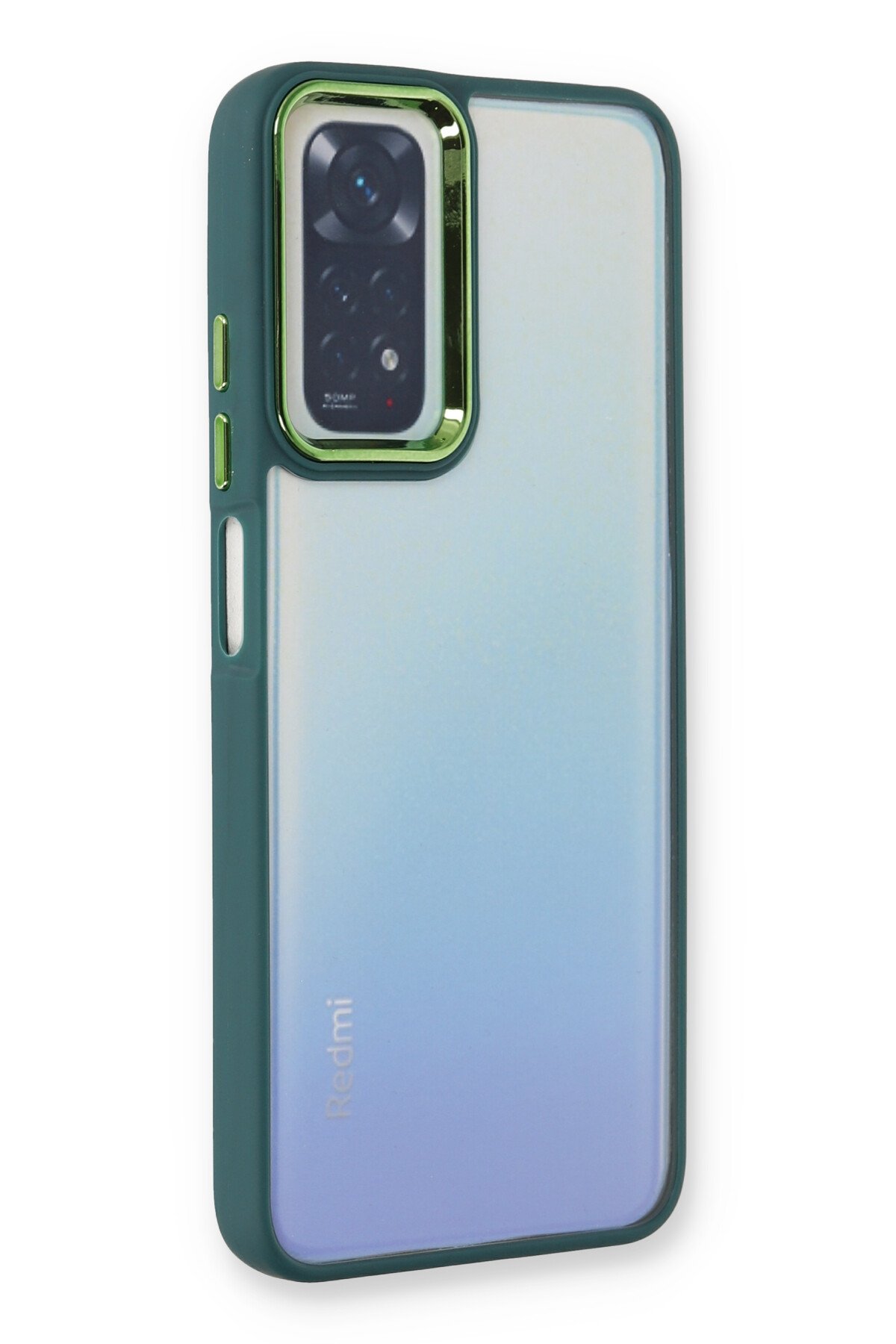 Newface Xiaomi Redmi Note 11S Kılıf Nano içi Kadife Silikon - Gri