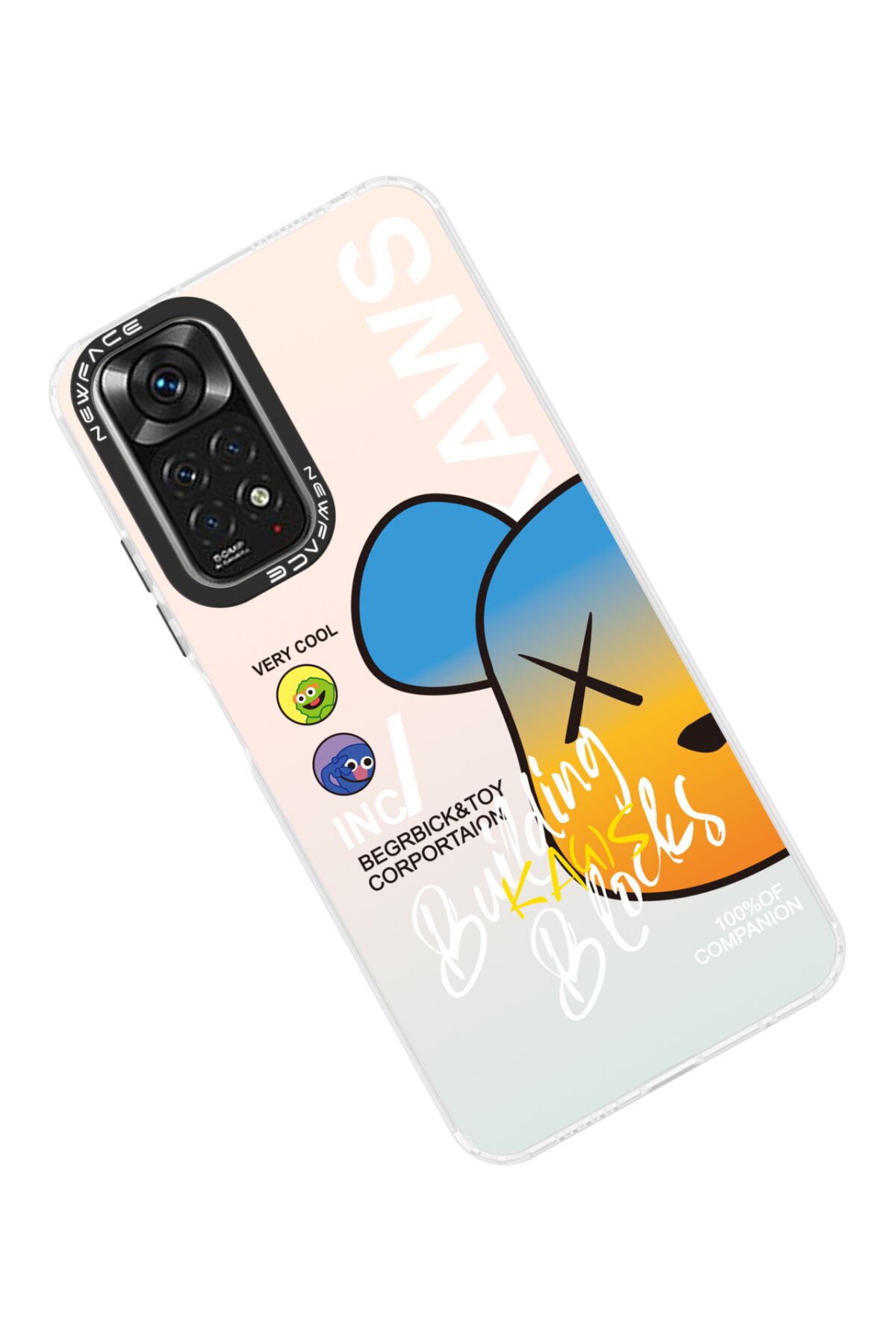 Newface Xiaomi Redmi Note 11S Kılıf Kelvin Kartvizitli Silikon - Derin Mor