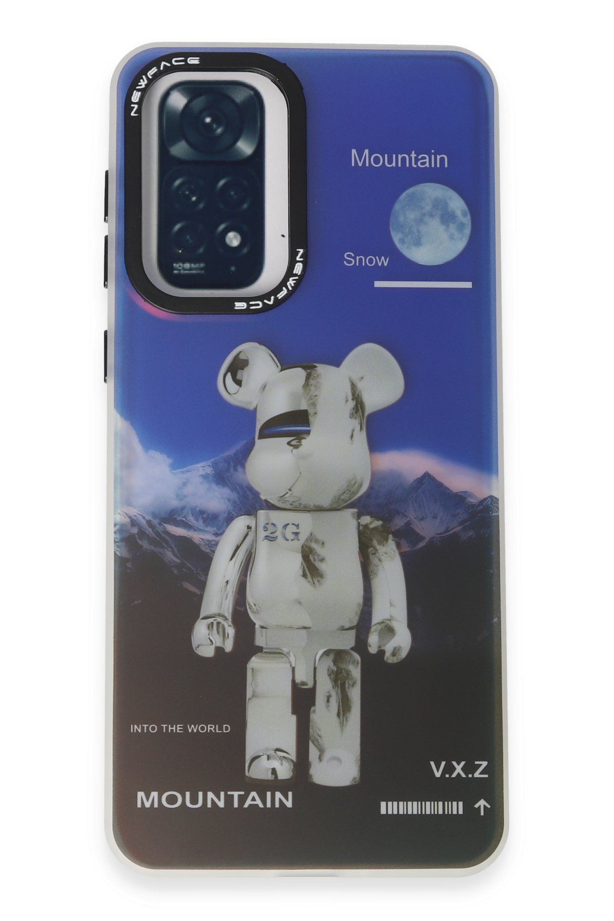 Newface Xiaomi Redmi Note 11S Kılıf Esila Silikon - Beyaz