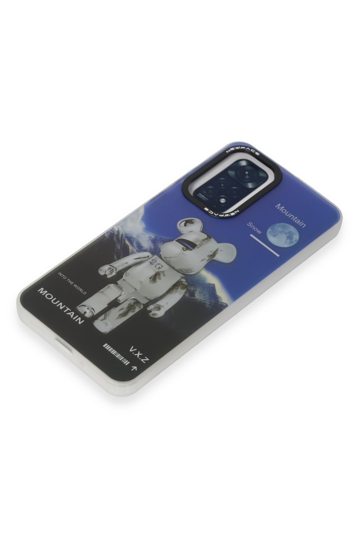 Newface Xiaomi Redmi Note 11S Kılıf Esila Silikon - Beyaz