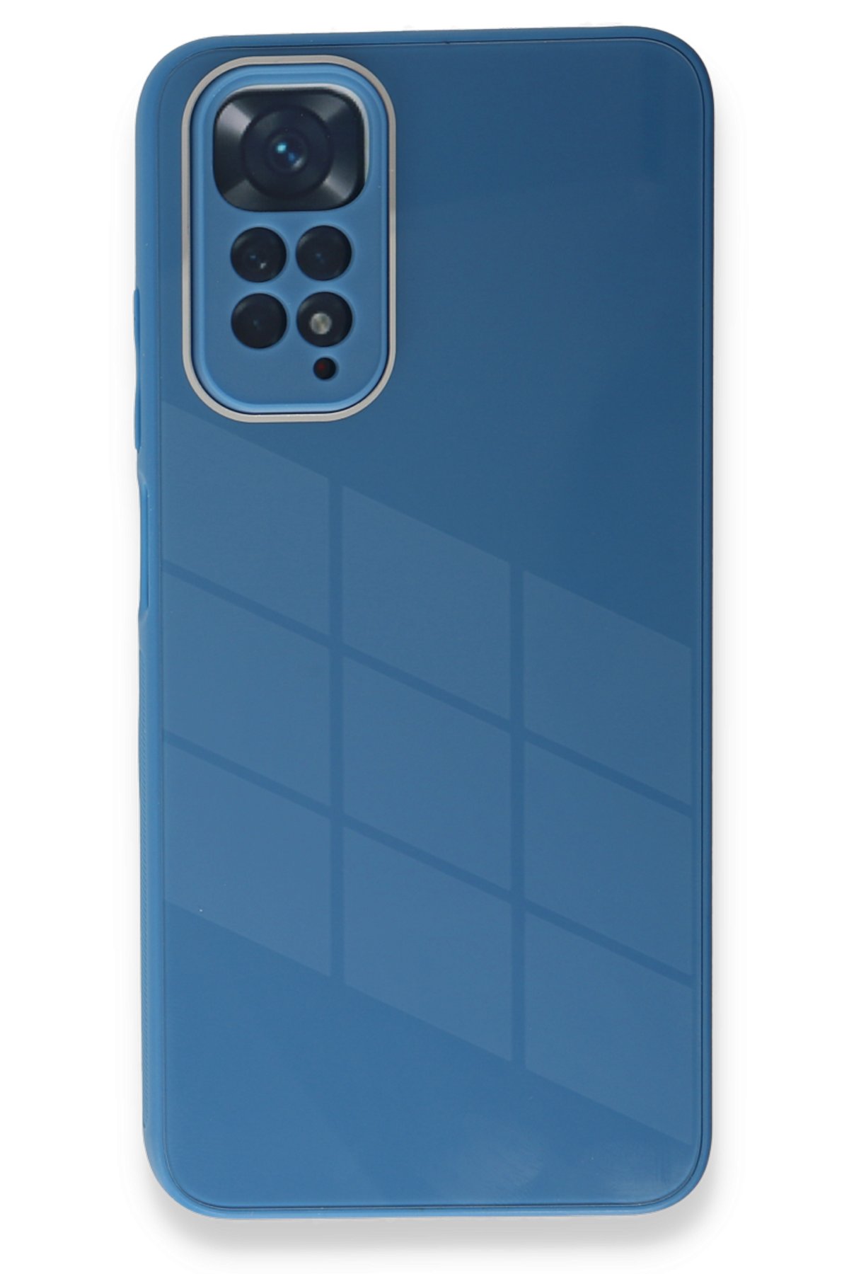 Newface Xiaomi Redmi Note 11S Kılıf Montreal Silikon Kapak - Kırmızı