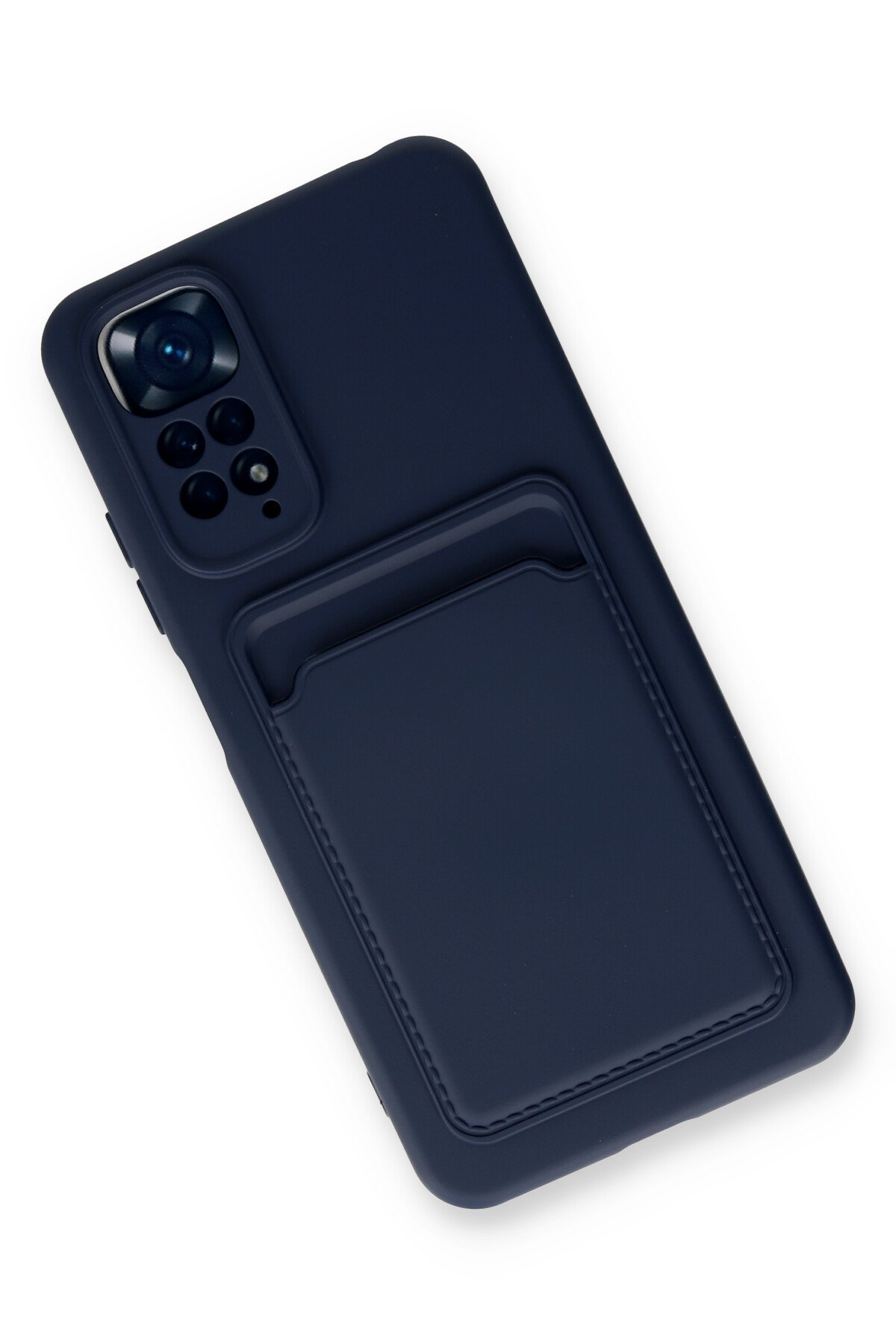 Newface Xiaomi Redmi Note 11S Kılıf Razer Lensli Silikon - Açık Mavi