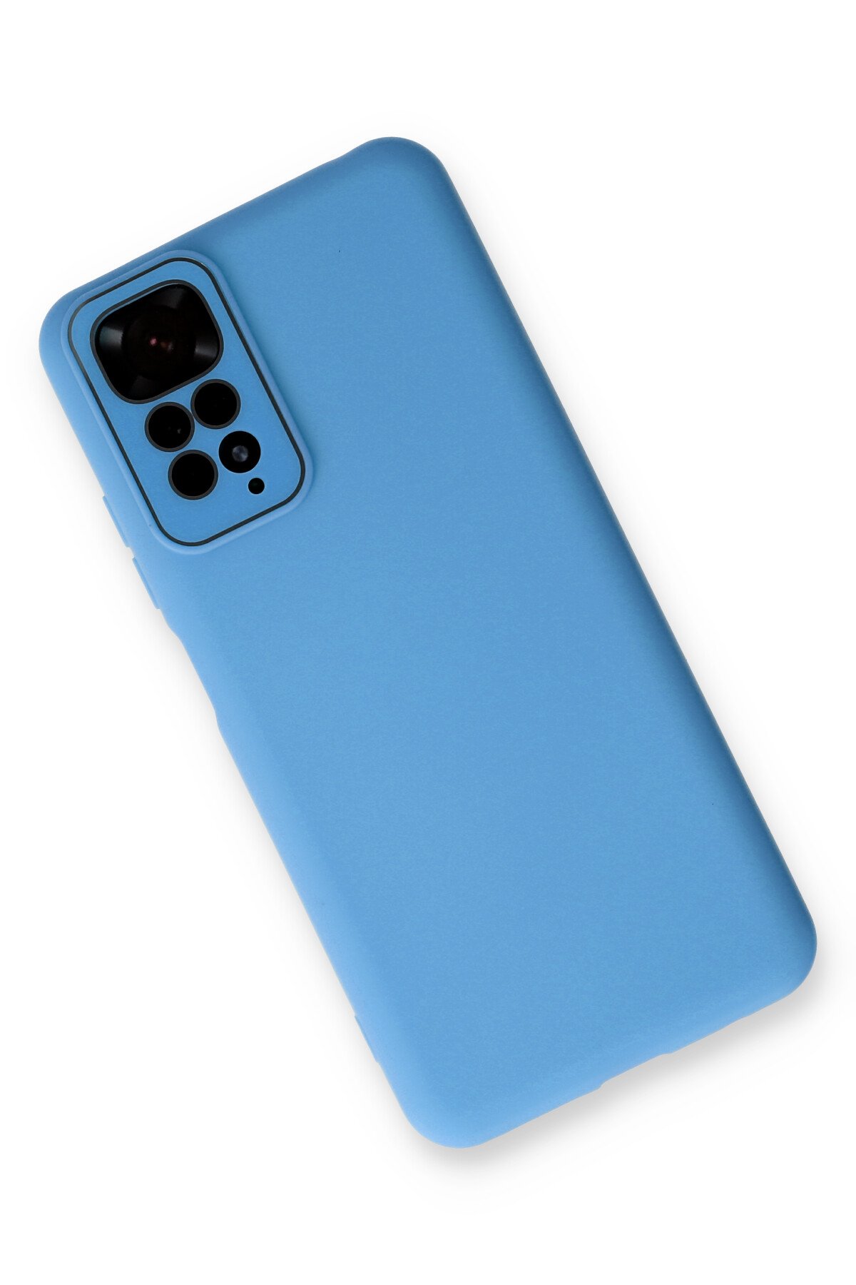 Newface Xiaomi Redmi Note 11S Kılıf Kelvin Kartvizitli Silikon - Siyah