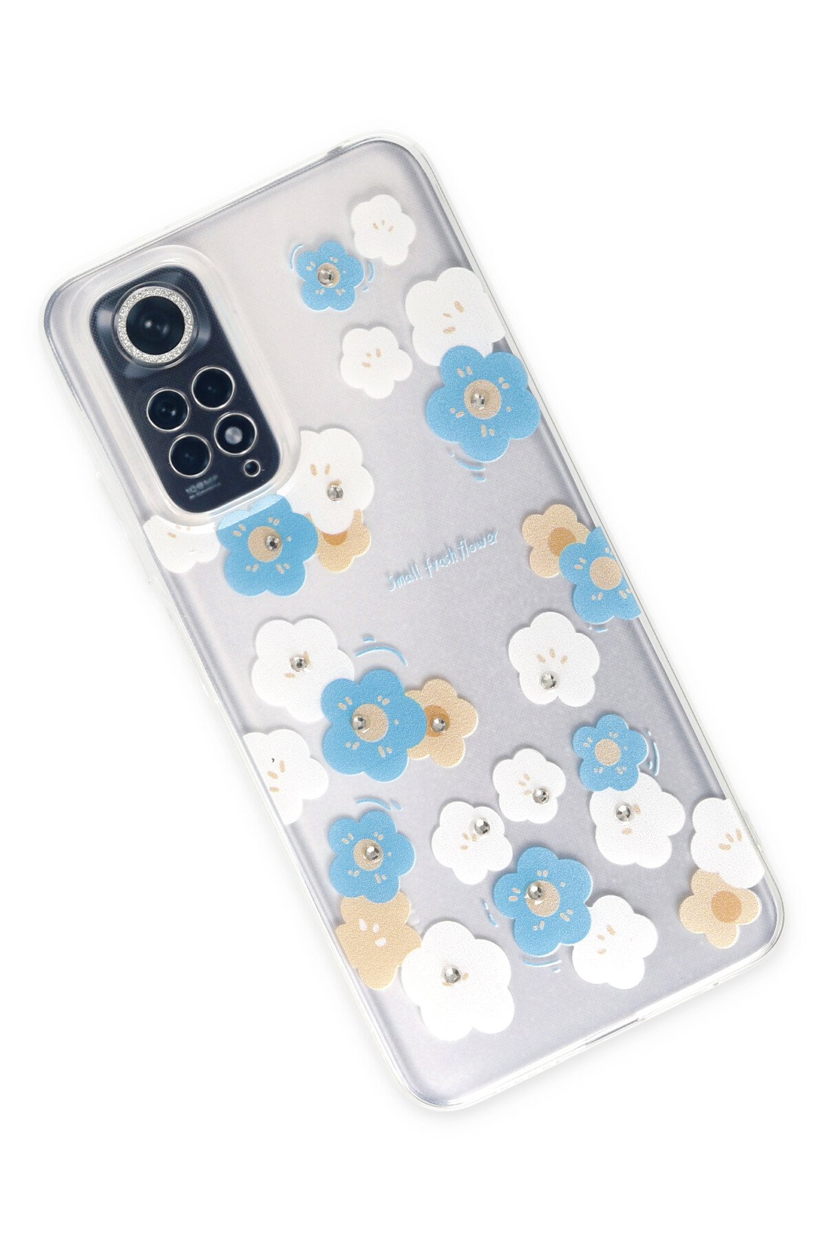 Newface Xiaomi Redmi Note 11S Kılıf Montreal Yüzüklü Silikon Kapak - Sarı