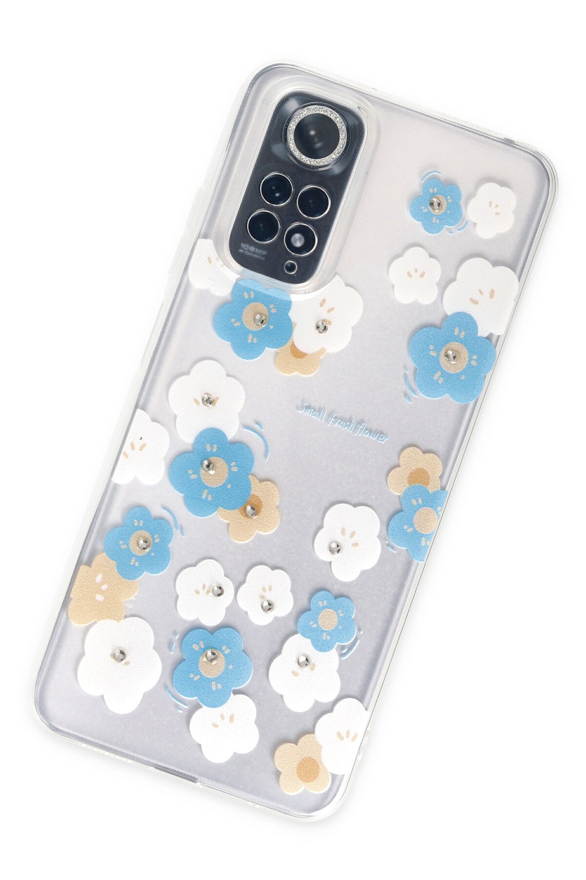 Newface Xiaomi Redmi Note 11S Kılıf Montreal Yüzüklü Silikon Kapak - Sarı