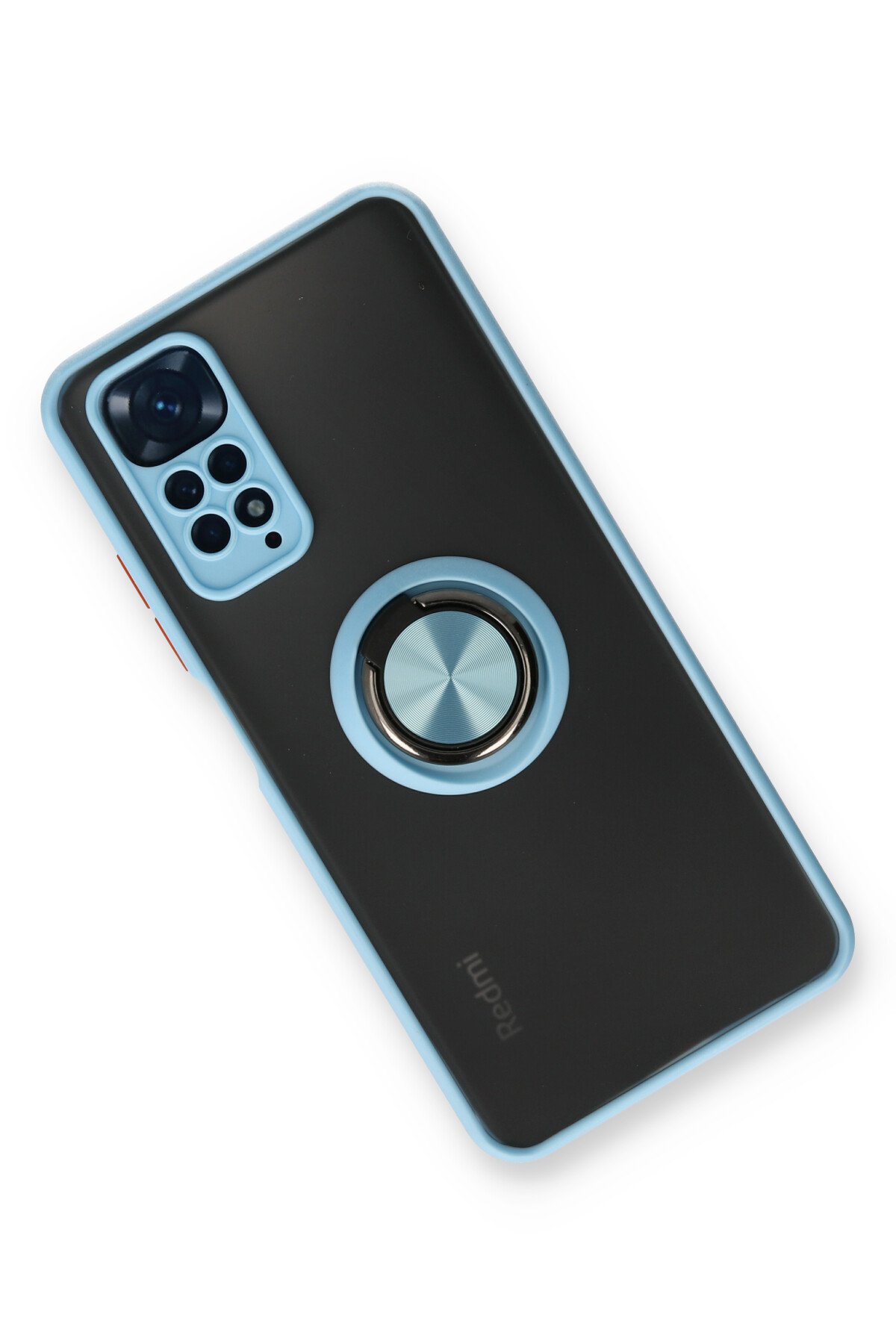 Newface Xiaomi Redmi Note 11S Kılıf Platin Silikon - Mavi