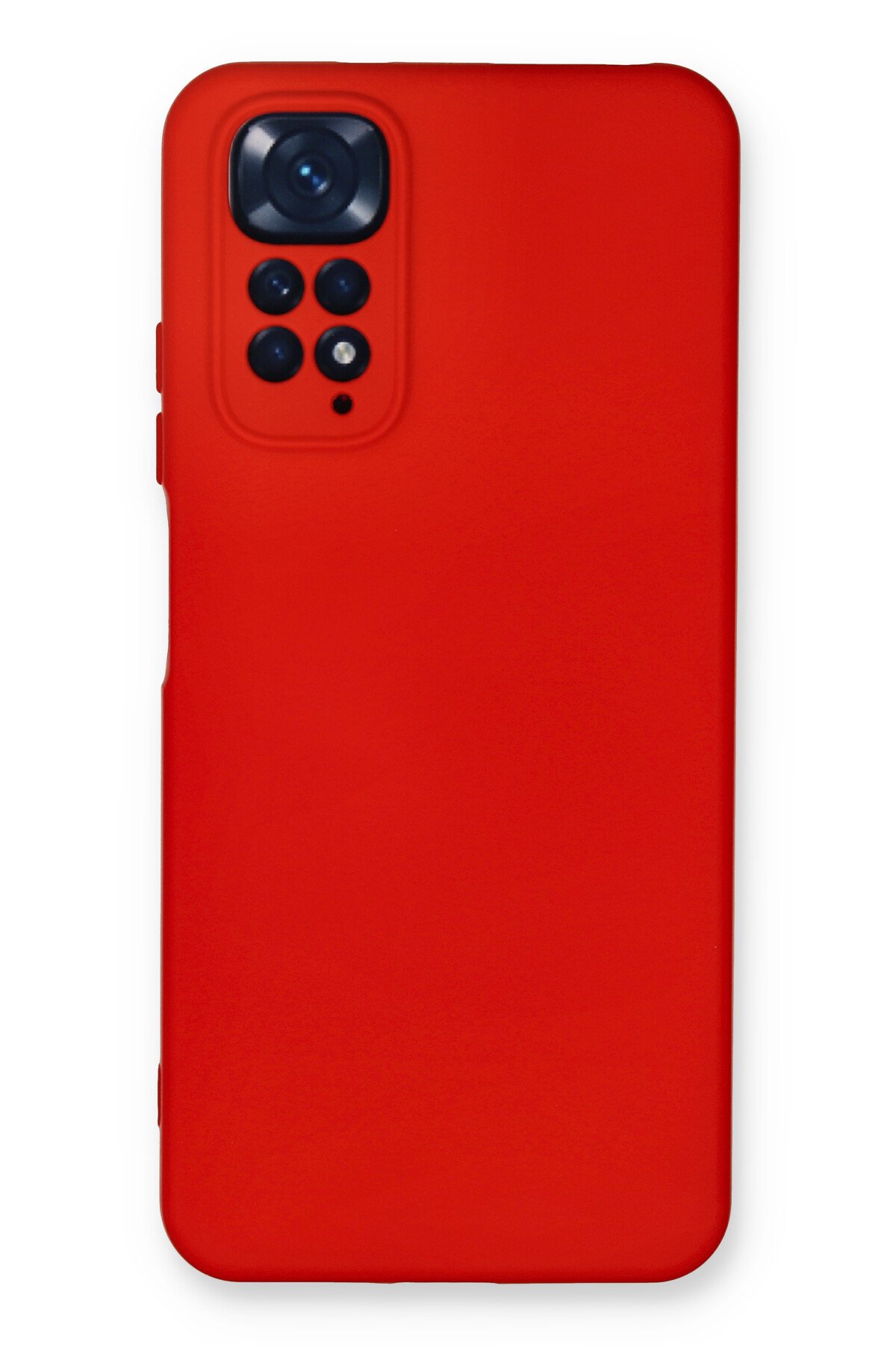 Newface Xiaomi Redmi Note 11S Kılıf Nano içi Kadife Silikon - Turuncu