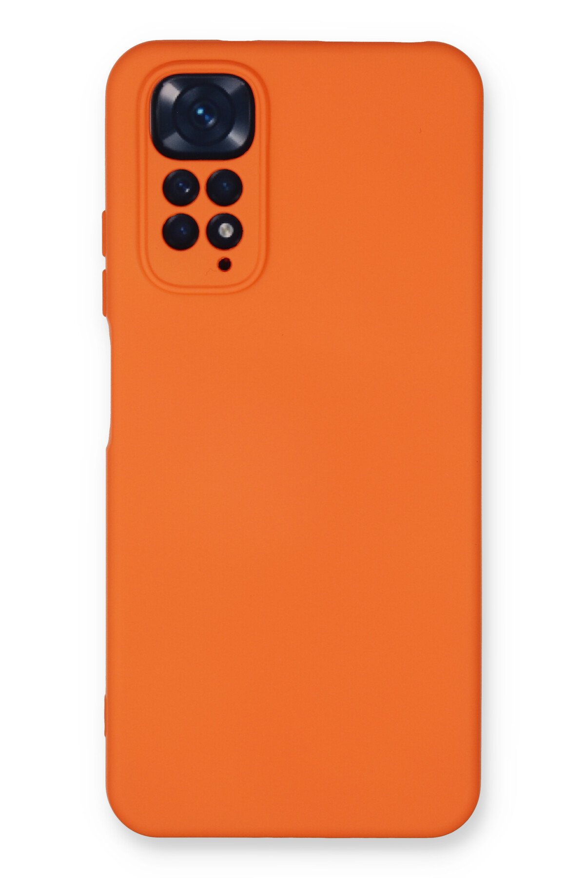 Newface Xiaomi Redmi Note 11S Kılıf Pars Lens Yüzüklü Silikon - Kırmızı