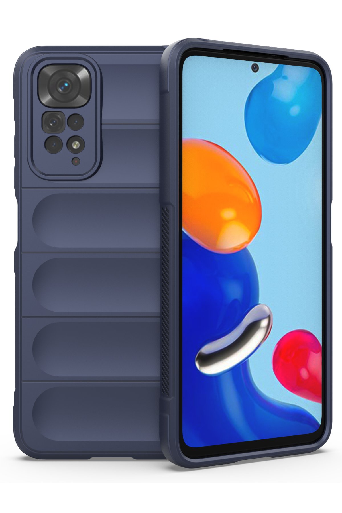 Newface Xiaomi Redmi Note 11S Kılıf Optimum Silikon - Siyah
