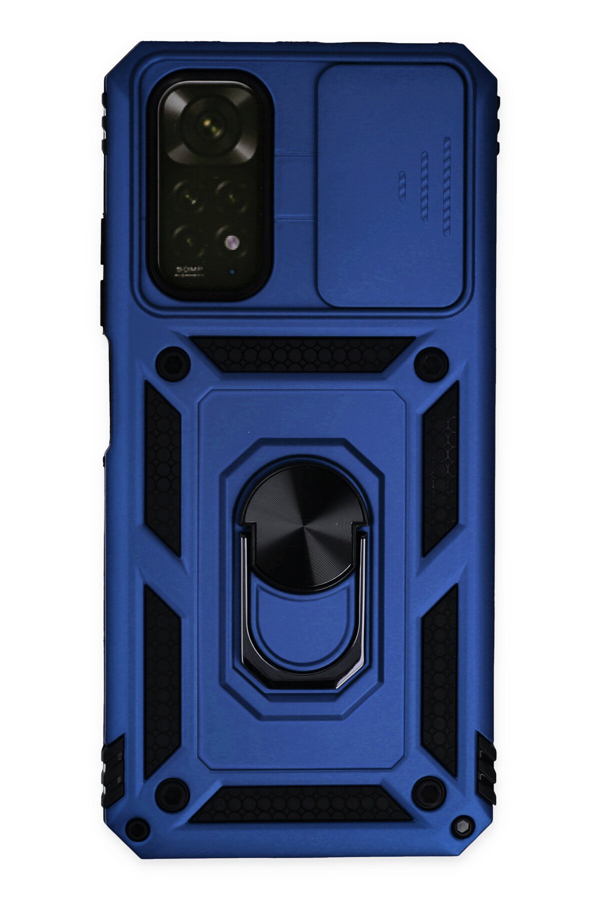 Newface Xiaomi Redmi Note 11S Kılıf Ebruli Lansman Silikon - Beyaz-Turuncu