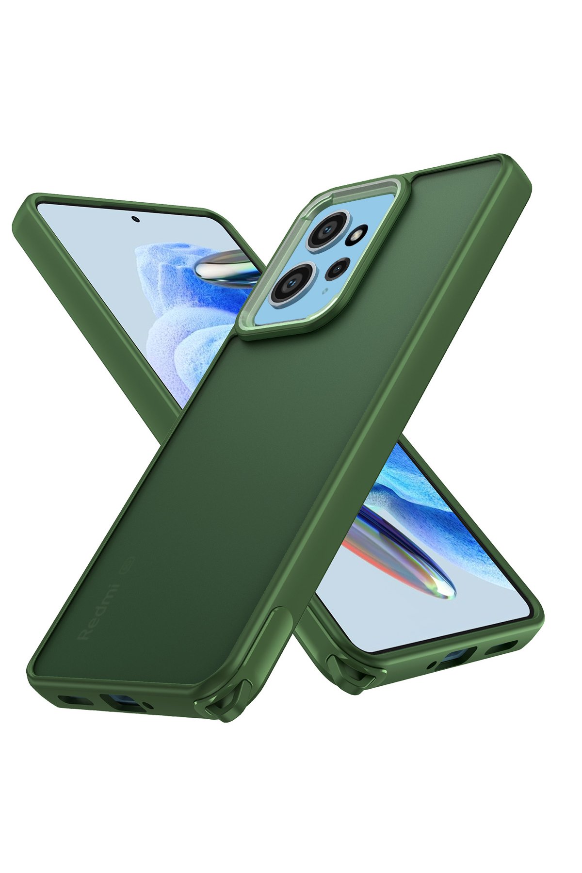 Newface Xiaomi Redmi Note 12 4G Kılıf Nano içi Kadife Silikon - Pudra